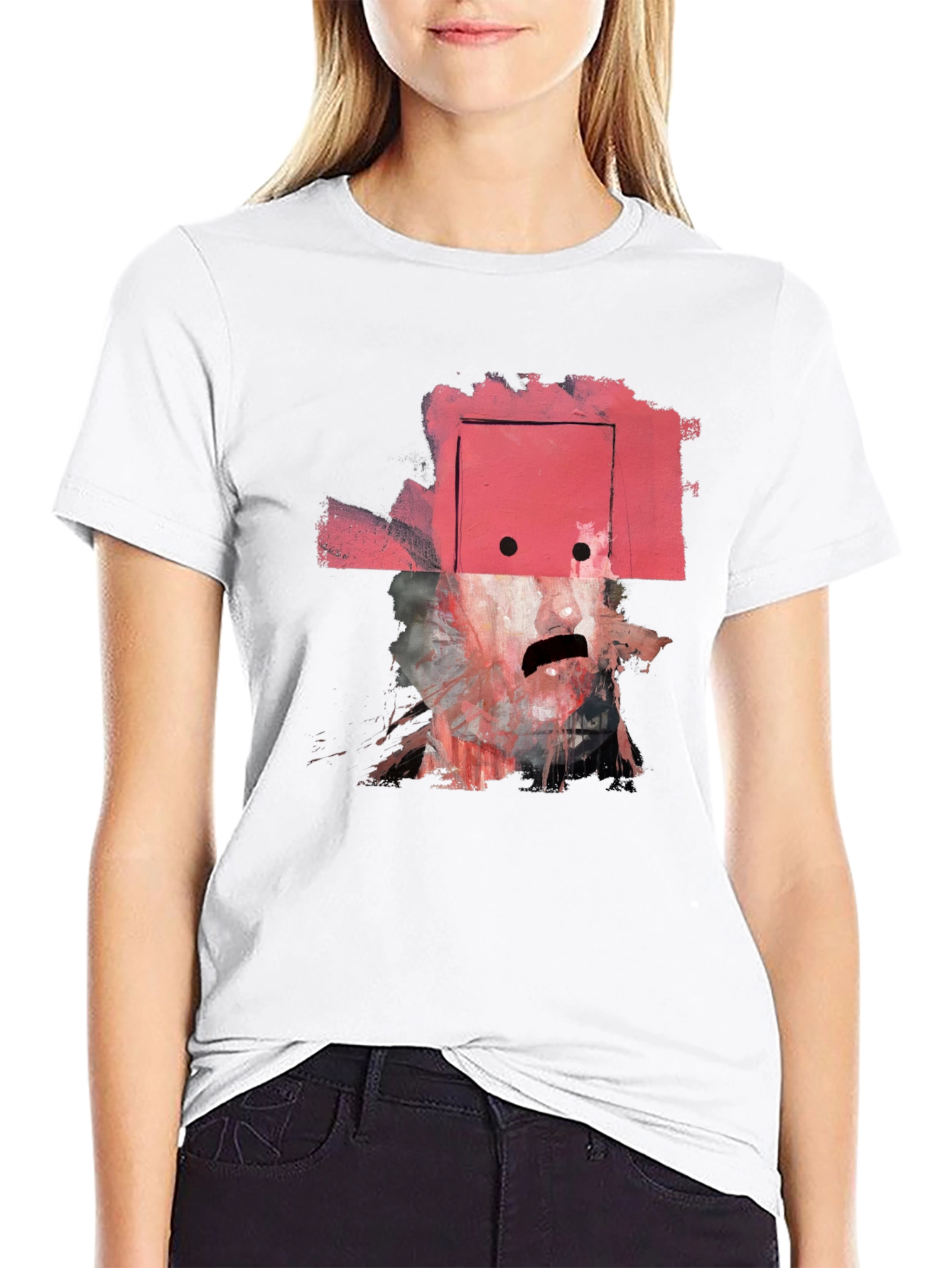 Abstract Art Graphic Tee - Modern Style