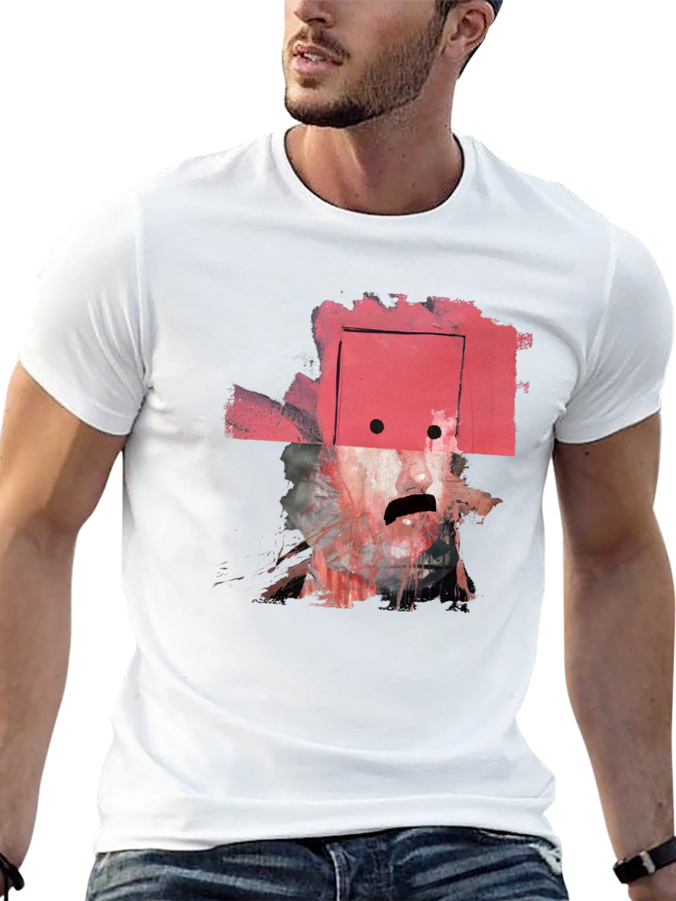 Abstract Art Graphic Tee - Modern Style