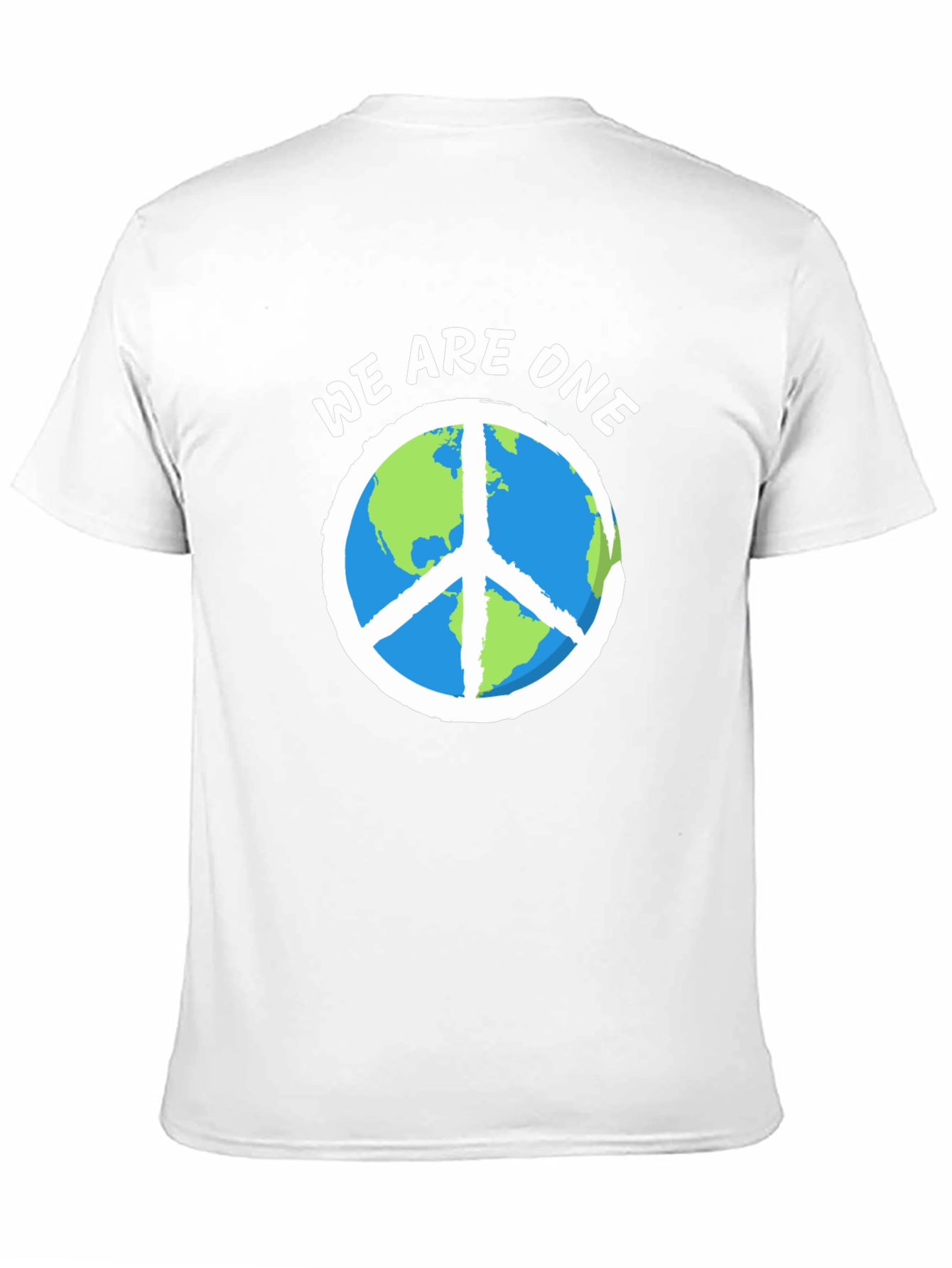 We Are One Earth Peace Sign Graphic Tee