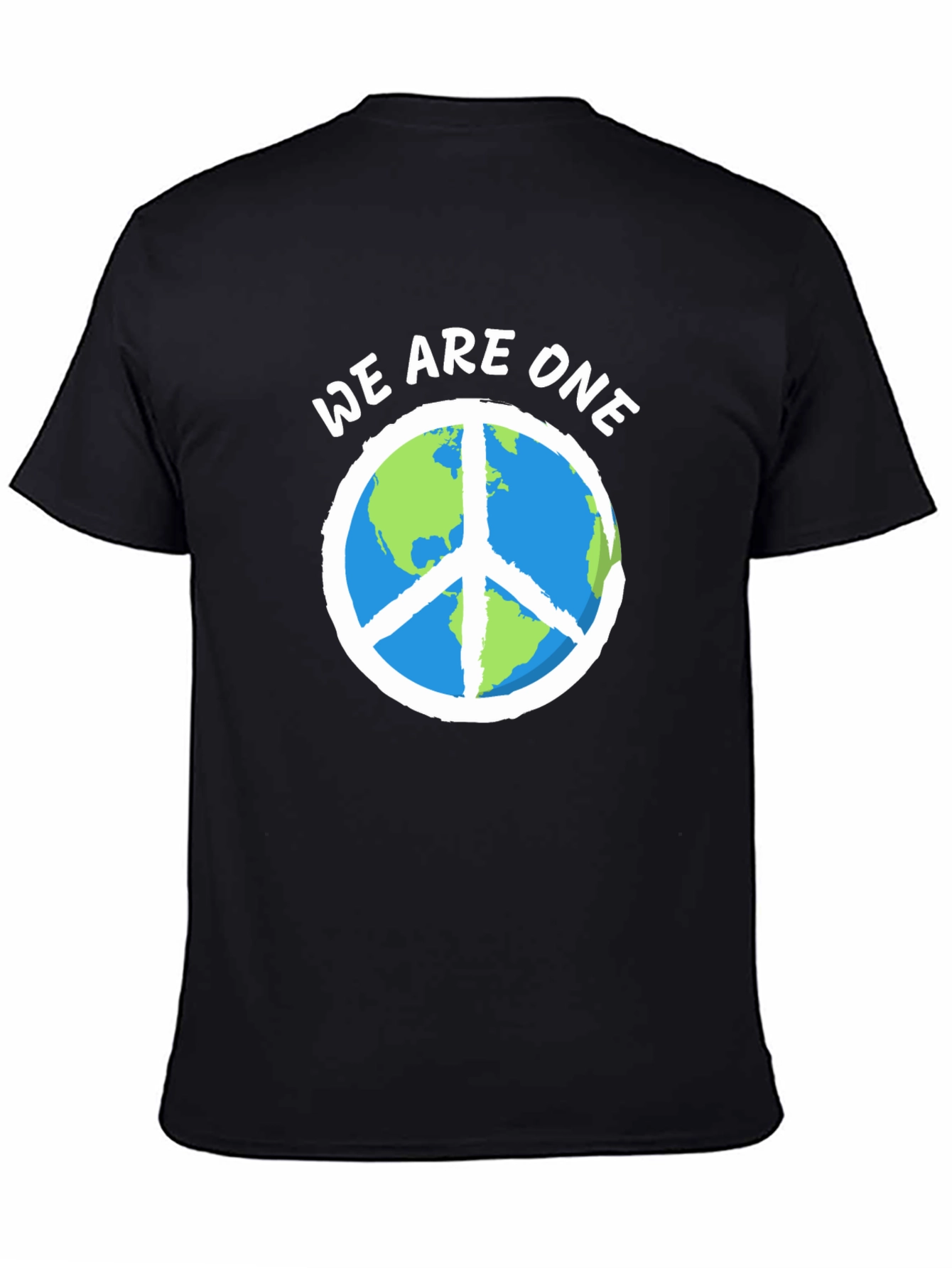 We Are One Earth Peace Sign Graphic Tee
