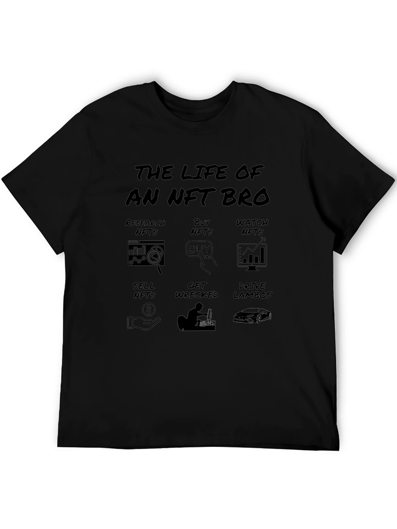 The Life of an NFT Bro Graphic T-Shirt