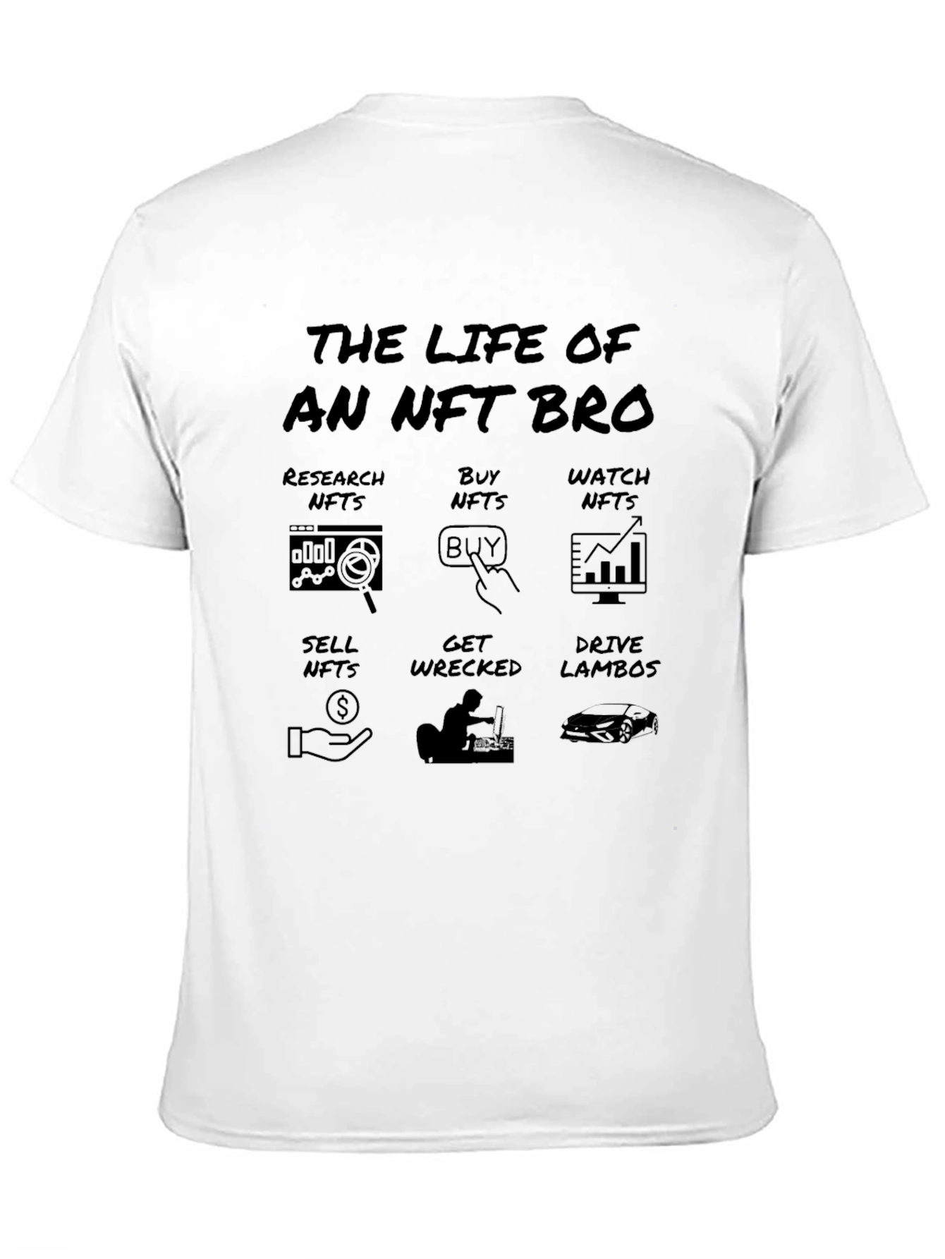 The Life of an NFT Bro Graphic T-Shirt