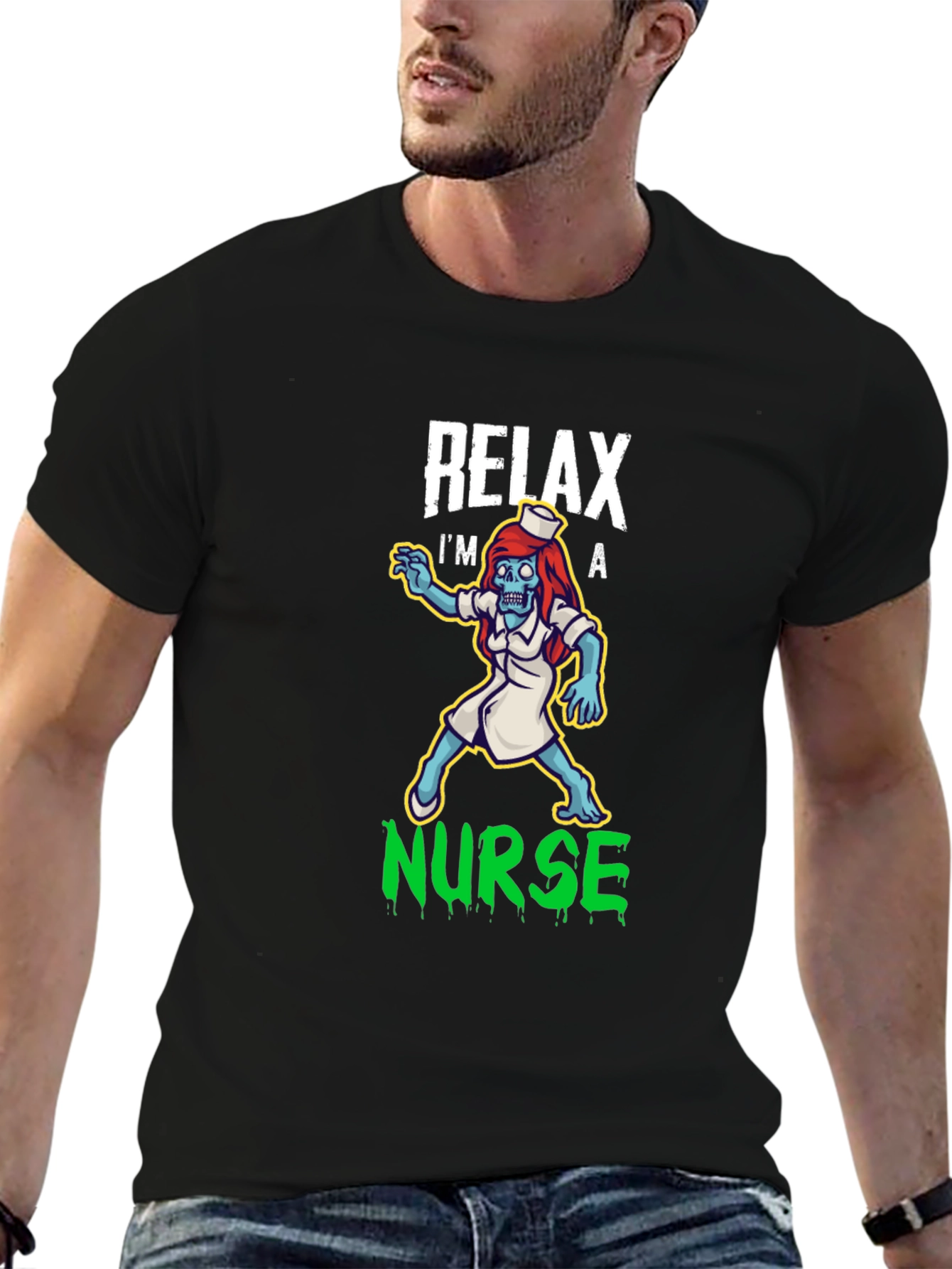 Relax Im a Nurse Zombie T-Shirt