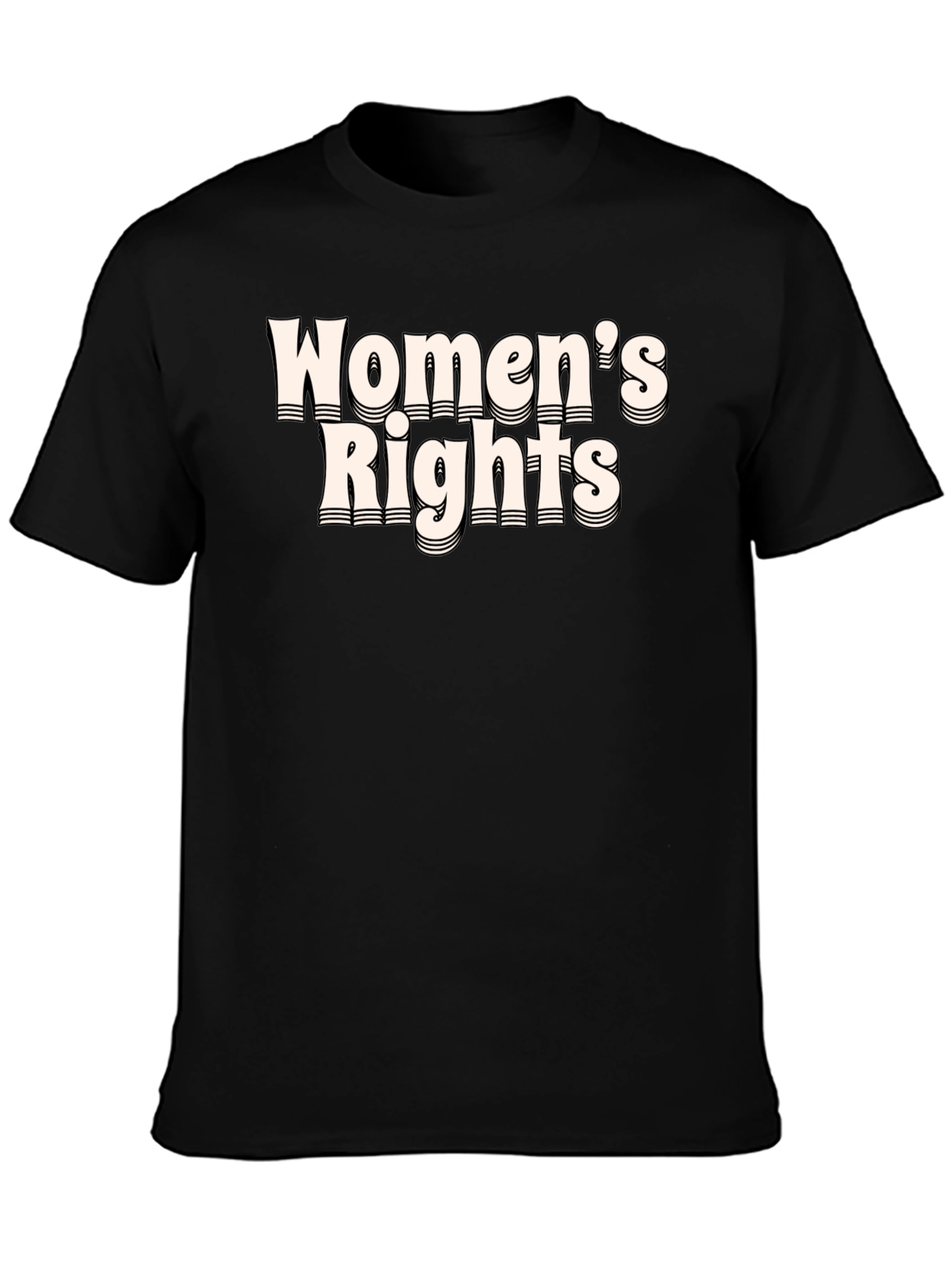 Womens Rights Graphic Tee - Black Activist T-Shirt