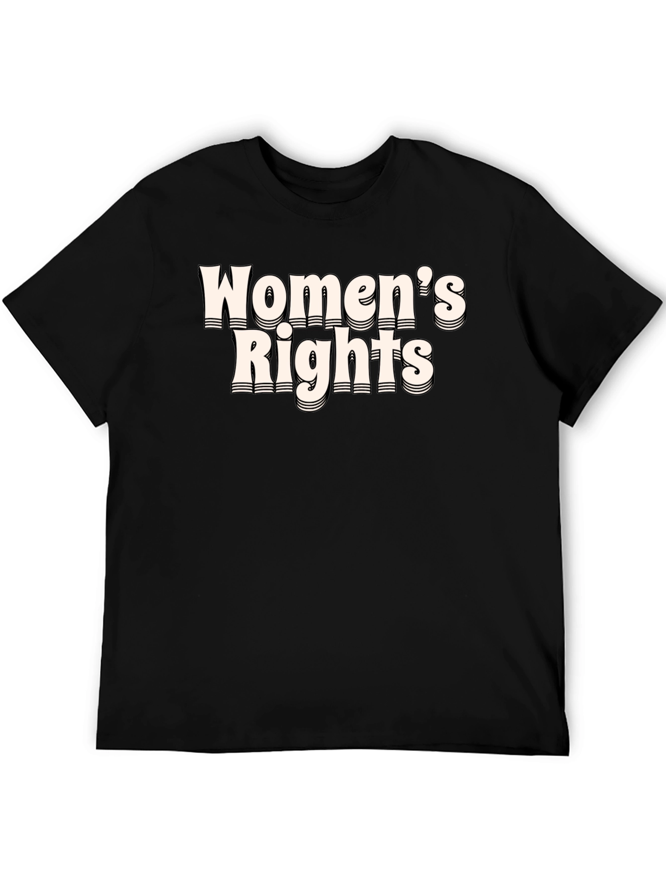 Womens Rights Graphic Tee - Black Activist T-Shirt