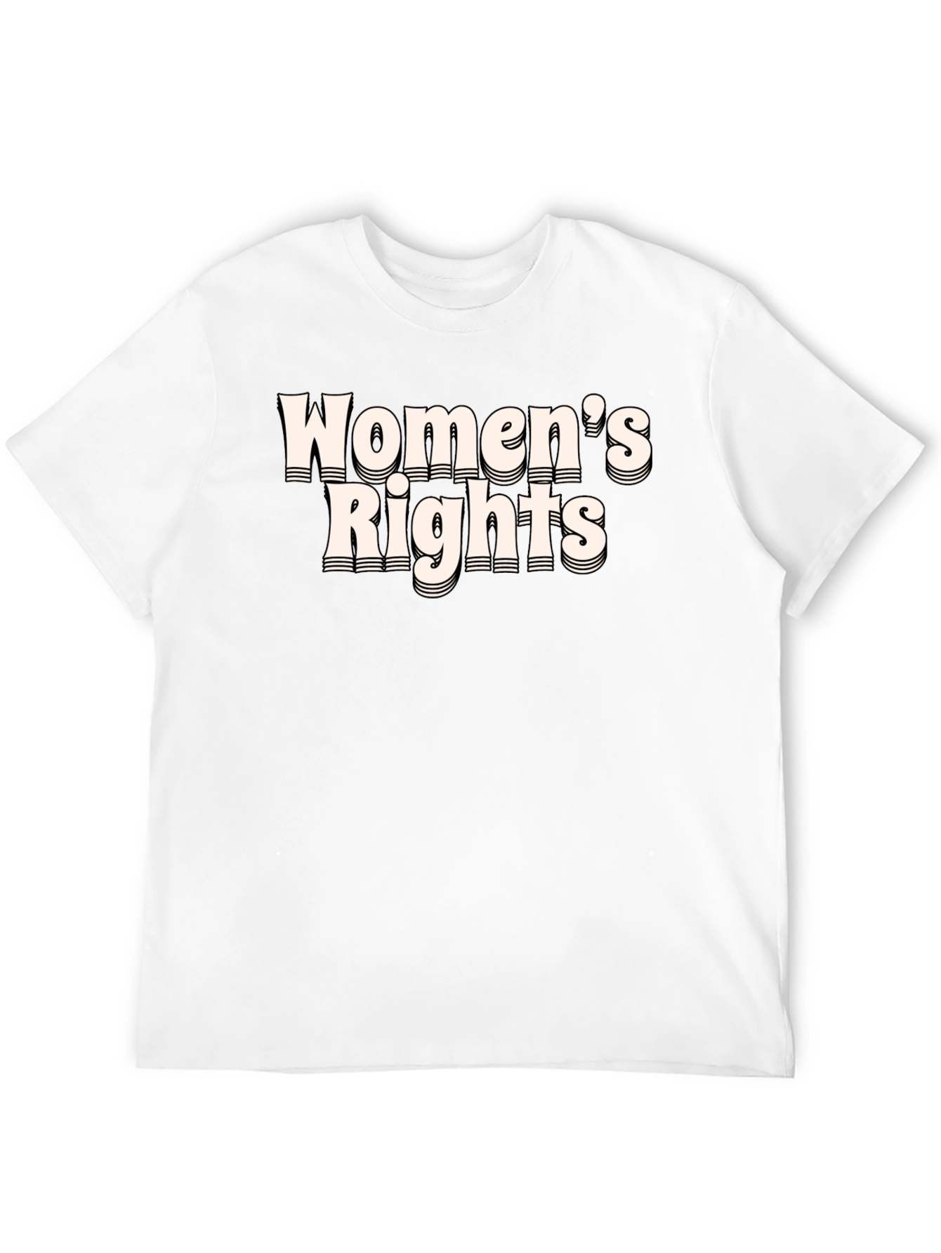Womens Rights Graphic Tee - Black Activist T-Shirt