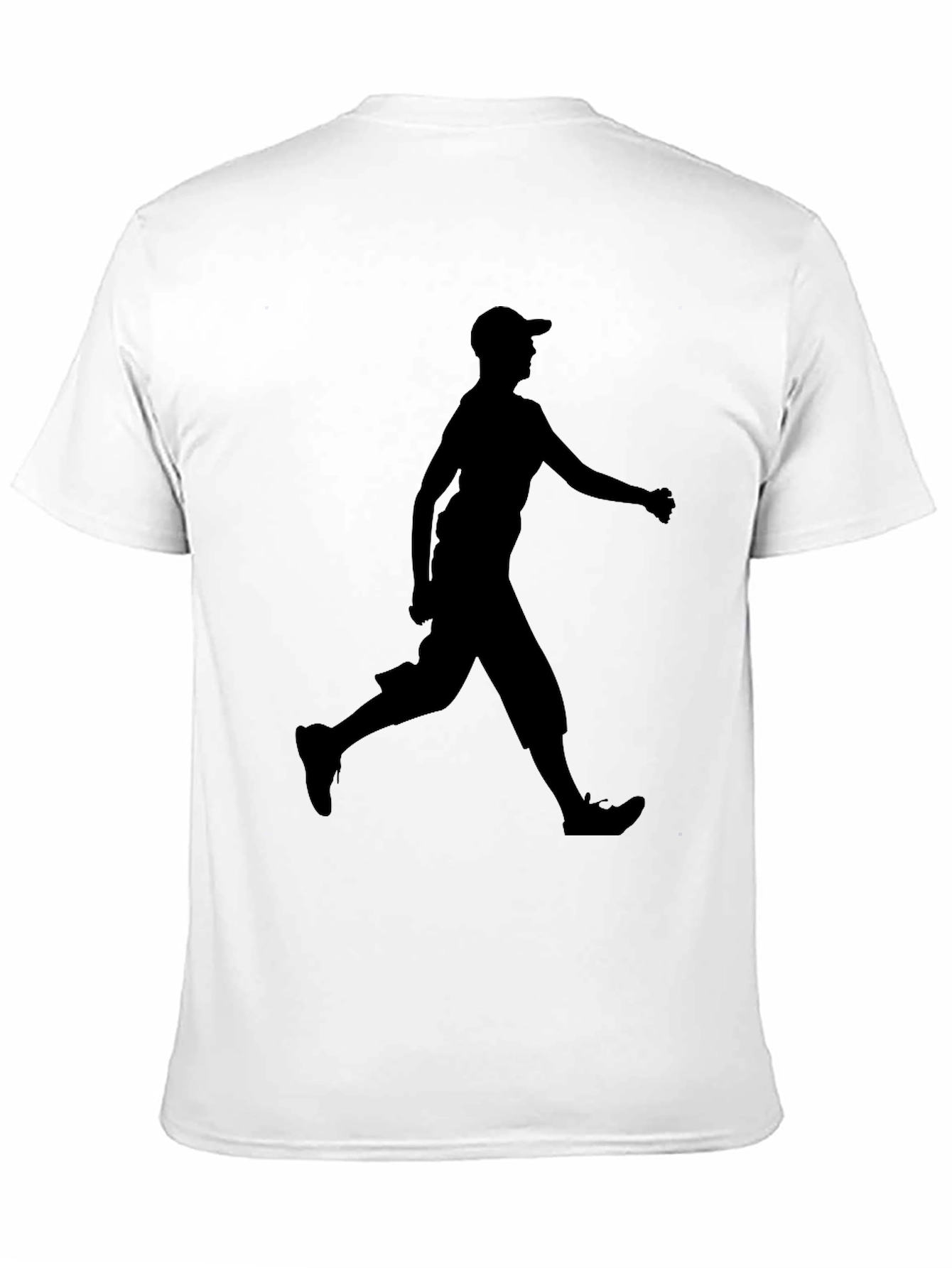 Silhouette Man Black T-Shirt
