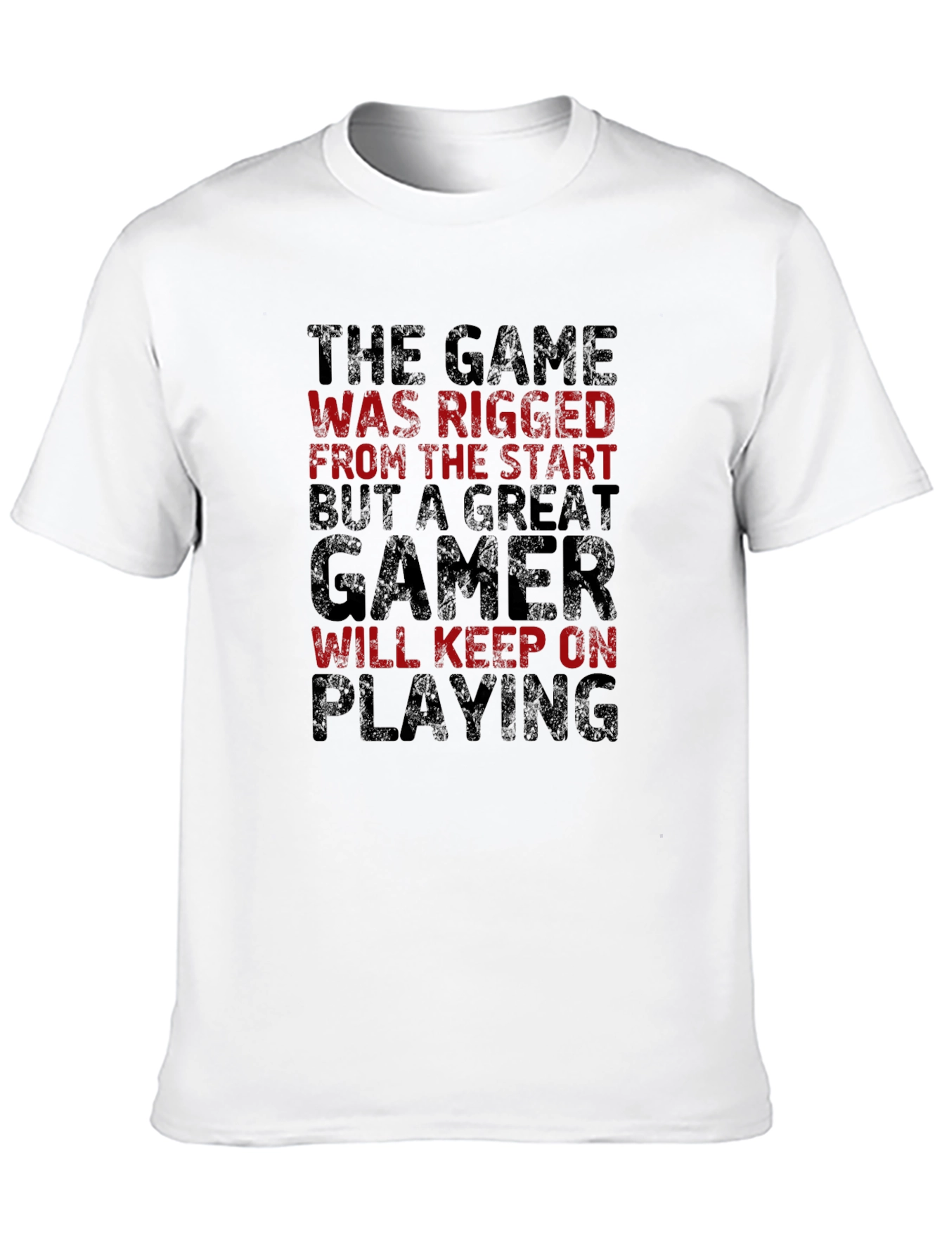 The Game Was Rigged Mens Graphic T-Shirt