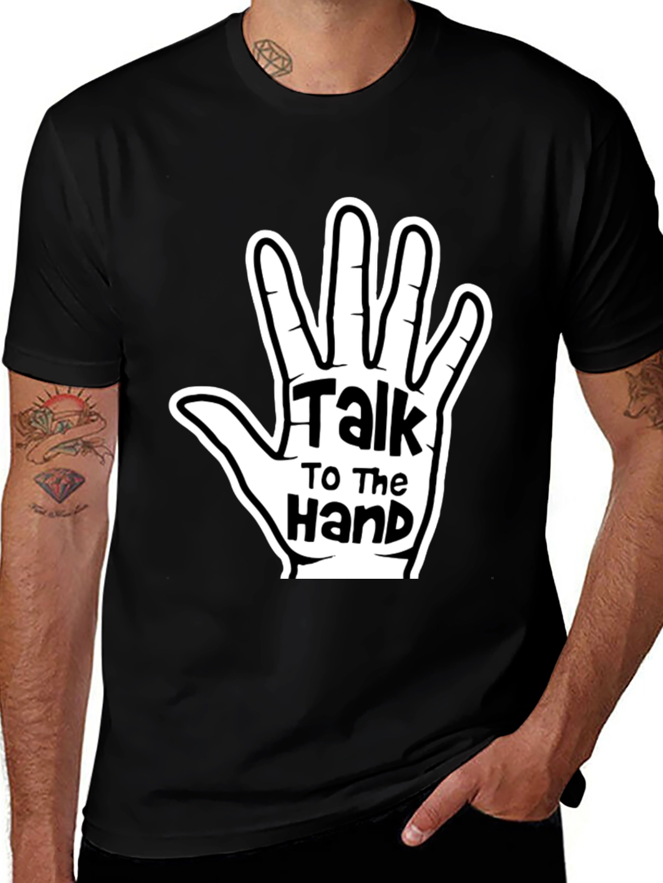 Talk To The Hand Graphic Tee