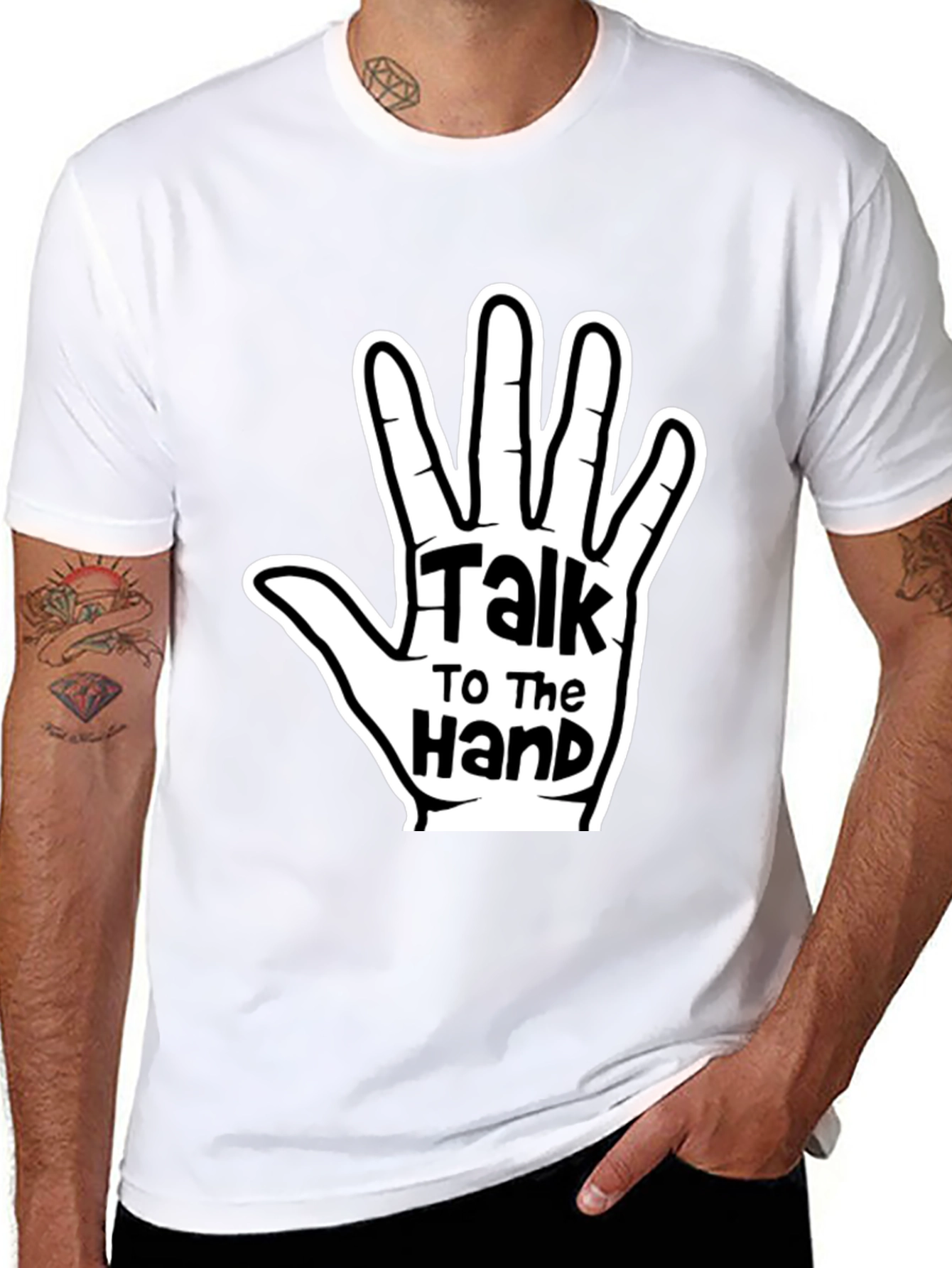 Talk To The Hand Graphic Tee