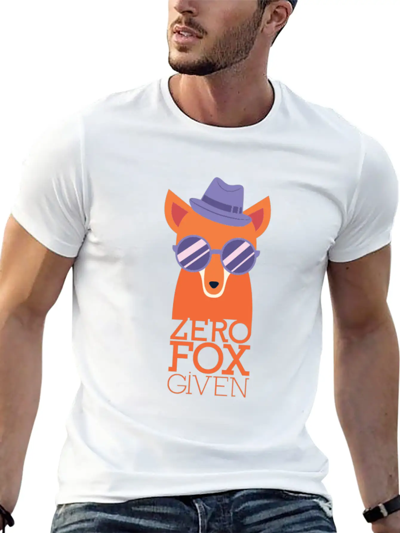 Zero Fox Given - Awesome Fox Lover Gift Lightweight Cotton T-Shirt – Daily Comfort Graphic Shirt