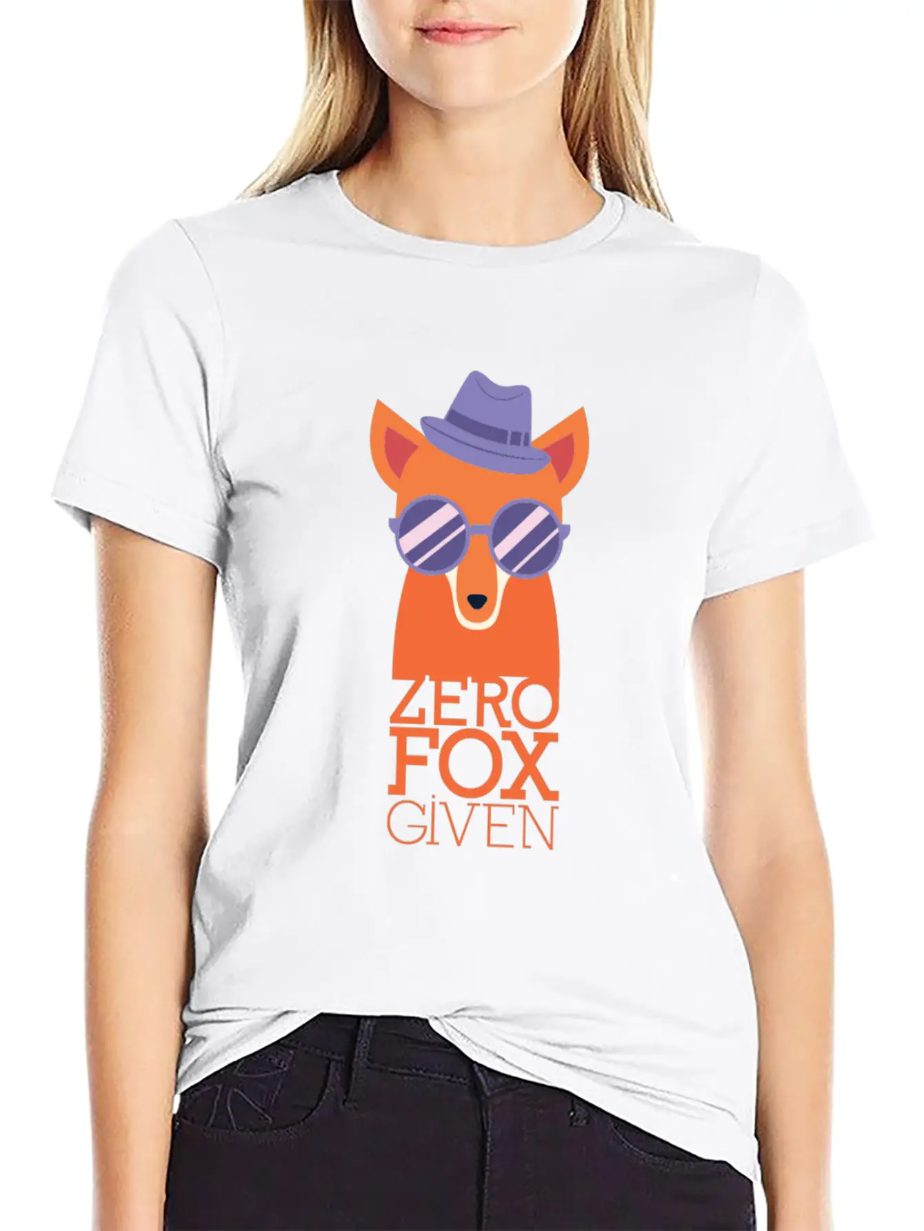 Zero Fox Given - Awesome Fox Lover Gift Lightweight Cotton T-Shirt – Daily Comfort Graphic Shirt