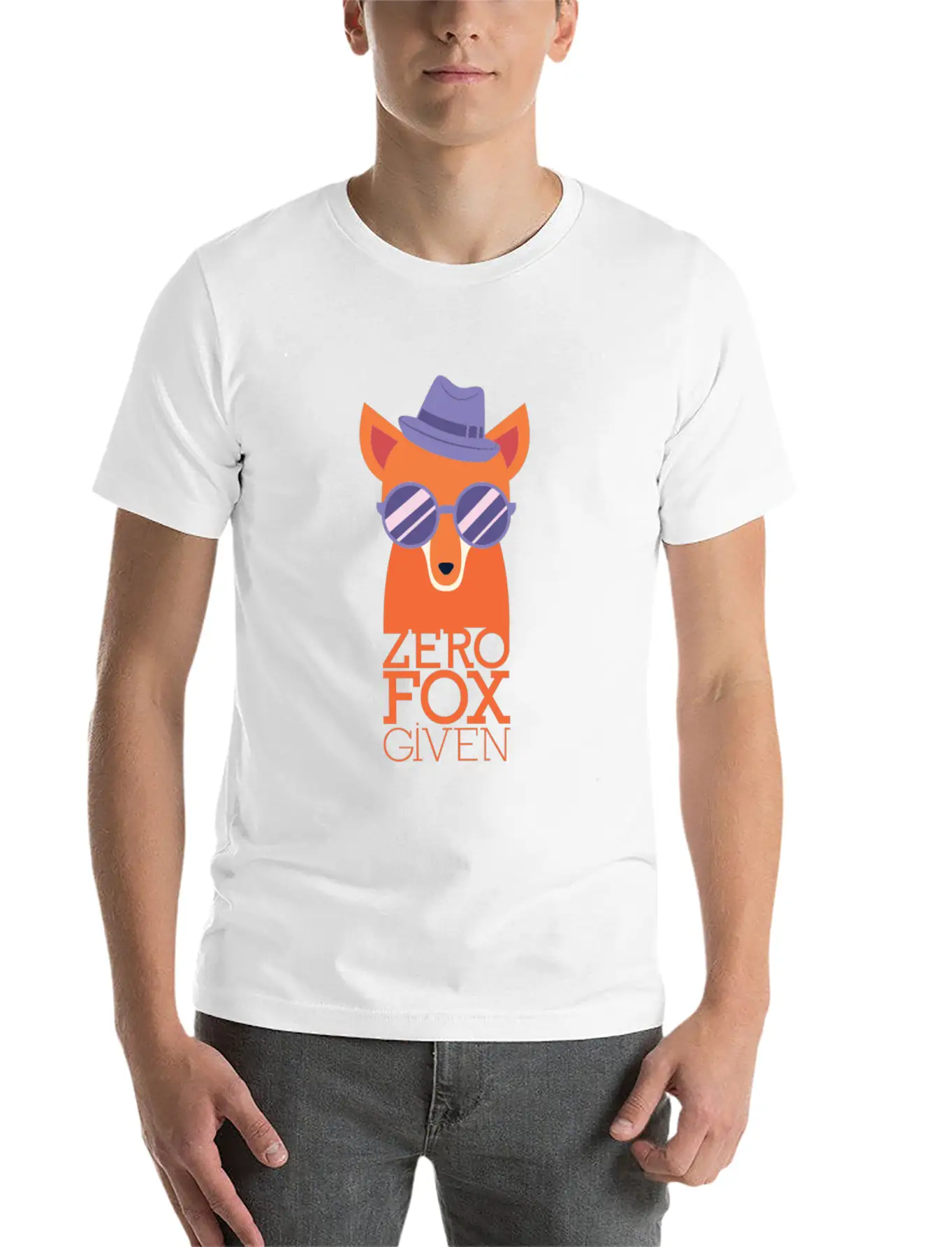 Zero Fox Given - Awesome Fox Lover Gift Lightweight Cotton T-Shirt – Daily Comfort Graphic Shirt