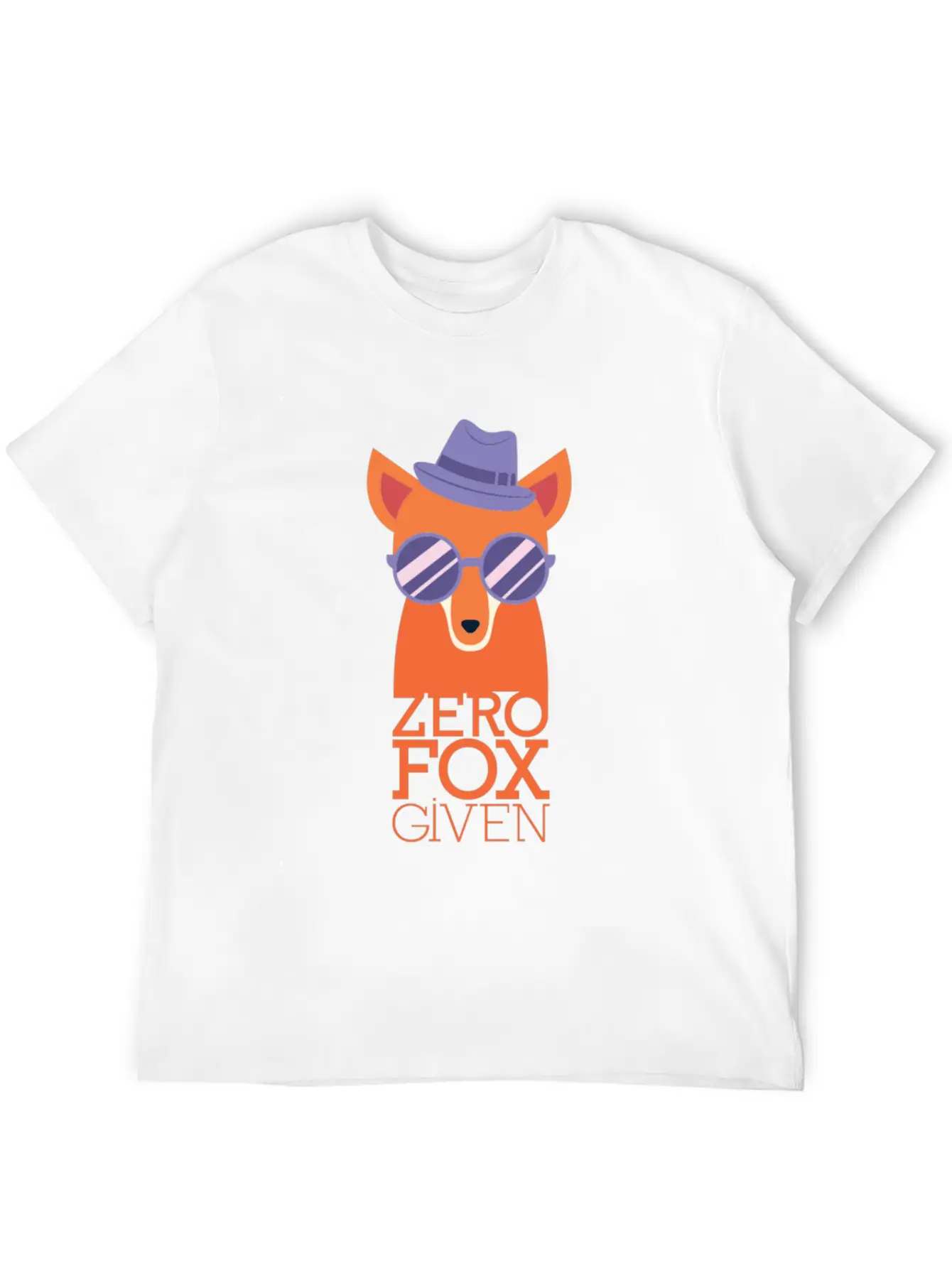 Zero Fox Given - Awesome Fox Lover Gift Lightweight Cotton T-Shirt – Daily Comfort Graphic Shirt