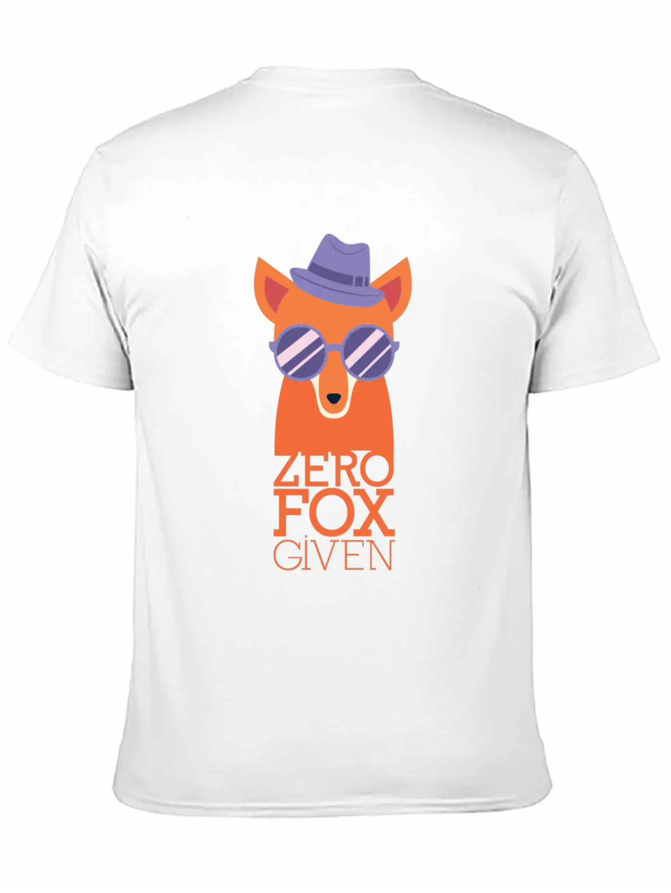 Zero Fox Given - Awesome Fox Lover Gift Lightweight Cotton T-Shirt – Daily Comfort Graphic Shirt
