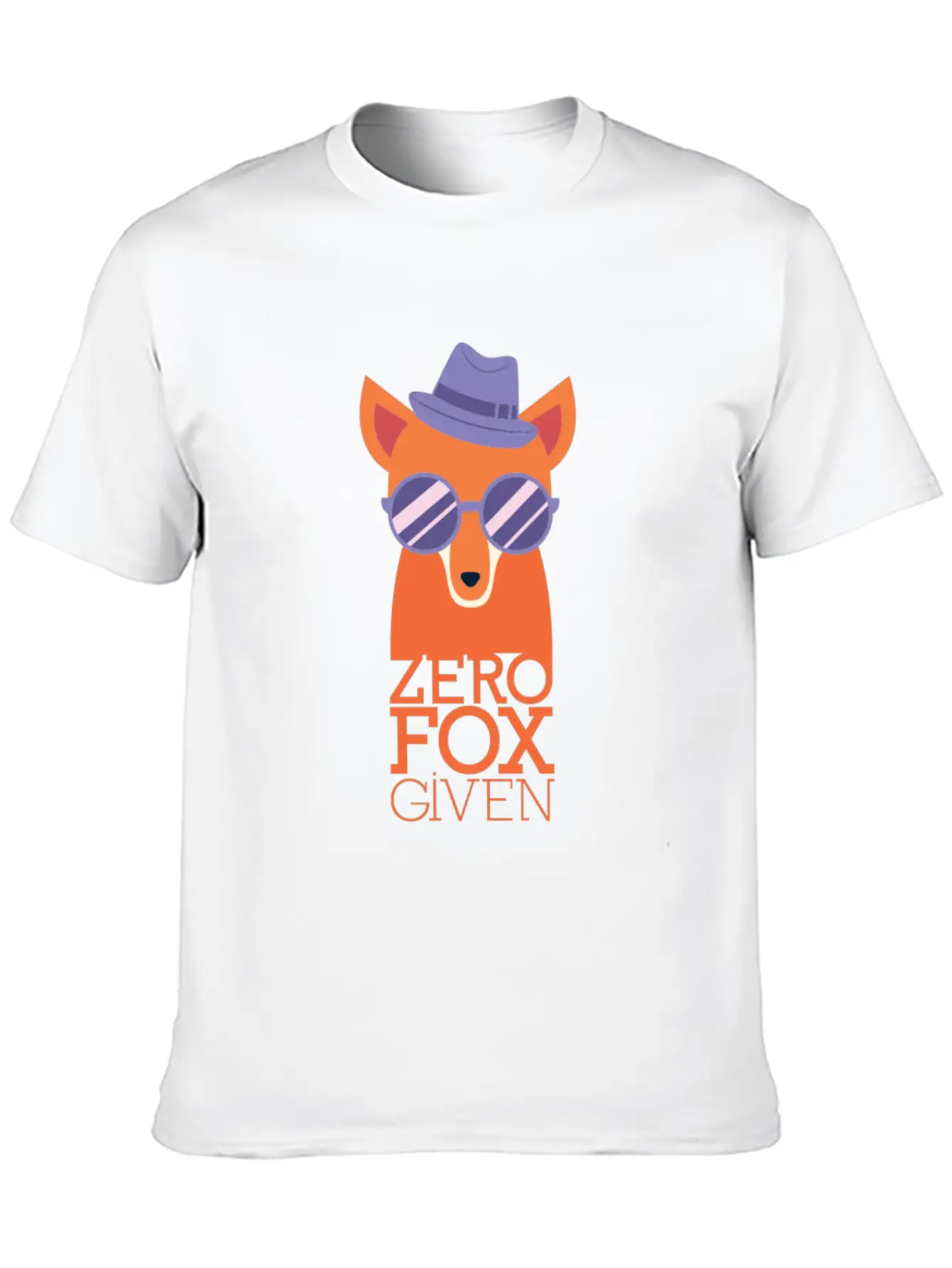 Zero Fox Given - Awesome Fox Lover Gift Lightweight Cotton T-Shirt – Daily Comfort Graphic Shirt