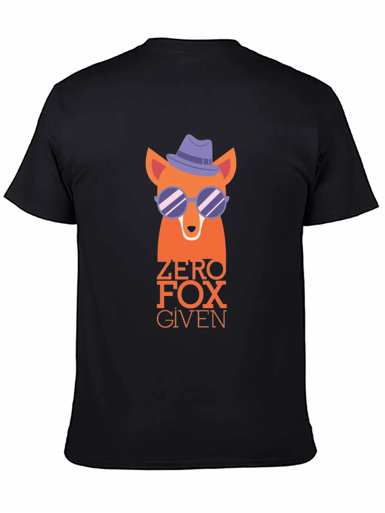 Zero Fox Given - Awesome Fox Lover Gift Lightweight Cotton T-Shirt – Daily Comfort Graphic Shirt