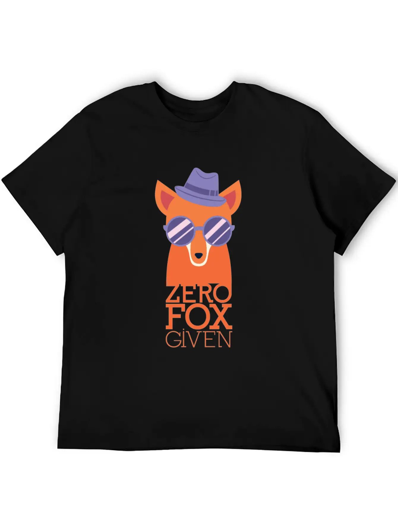 Zero Fox Given - Awesome Fox Lover Gift Lightweight Cotton T-Shirt – Daily Comfort Graphic Shirt