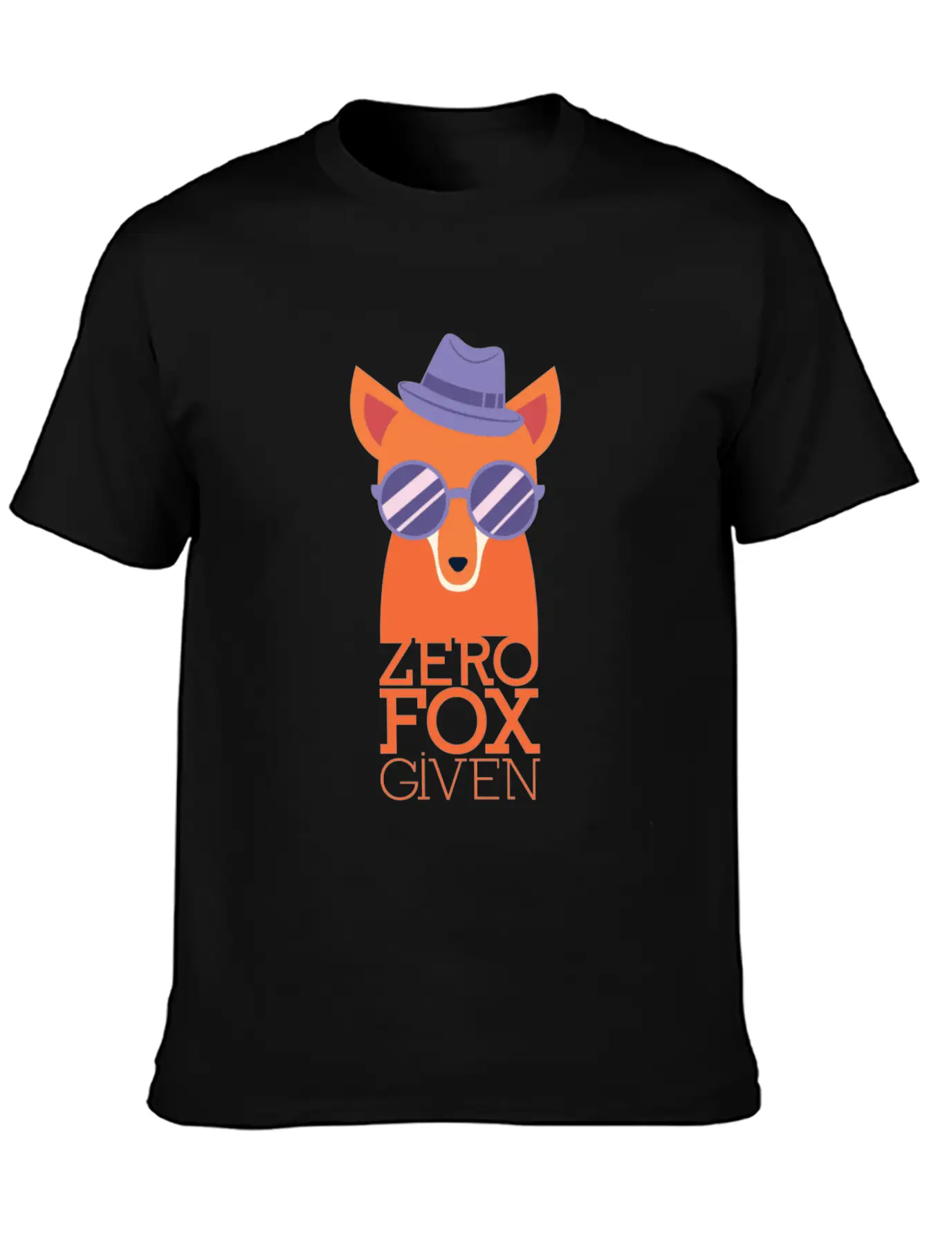 Zero Fox Given - Awesome Fox Lover Gift Lightweight Cotton T-Shirt – Daily Comfort Graphic Shirt