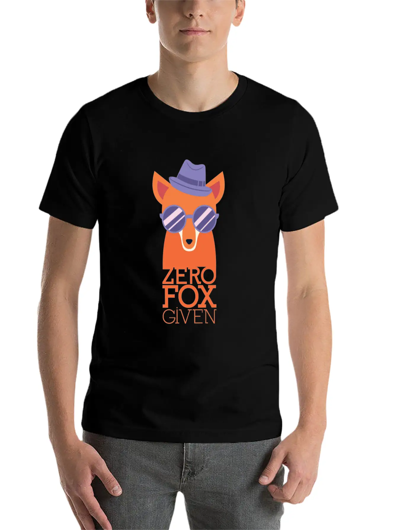 Zero Fox Given - Awesome Fox Lover Gift Lightweight Cotton T-Shirt – Daily Comfort Graphic Shirt