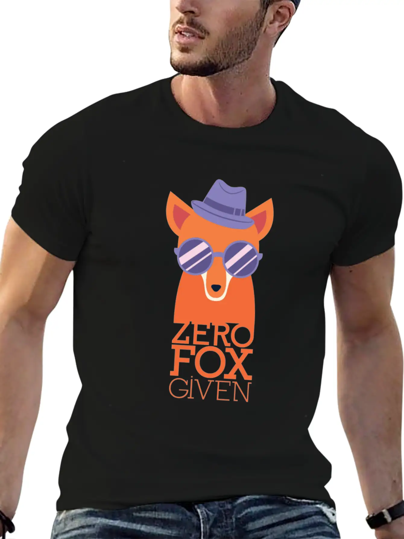 Zero Fox Given - Awesome Fox Lover Gift Lightweight Cotton T-Shirt – Daily Comfort Graphic Shirt