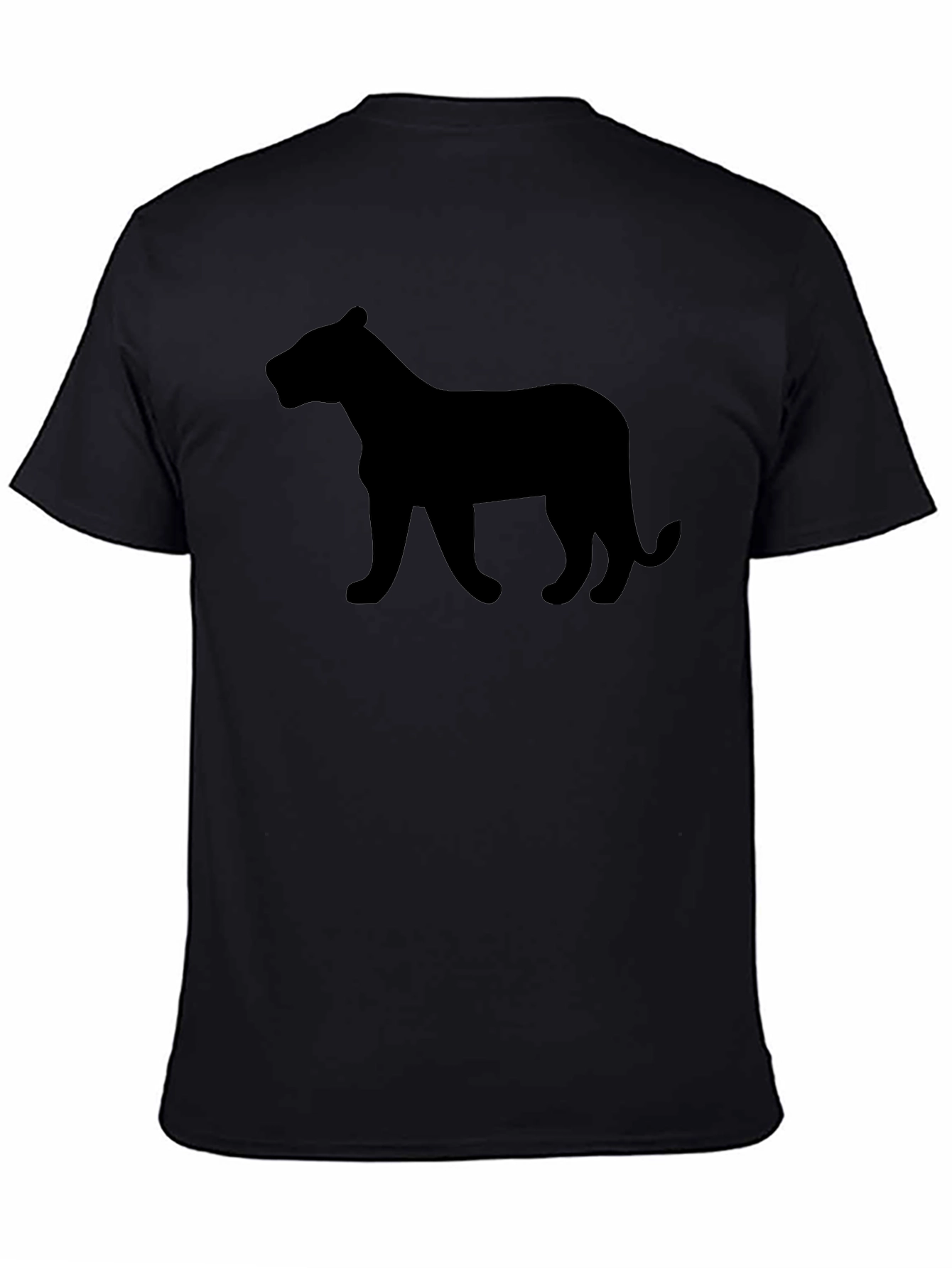 Black Panther Silhouette Tee - Stylish Mens Shirt
