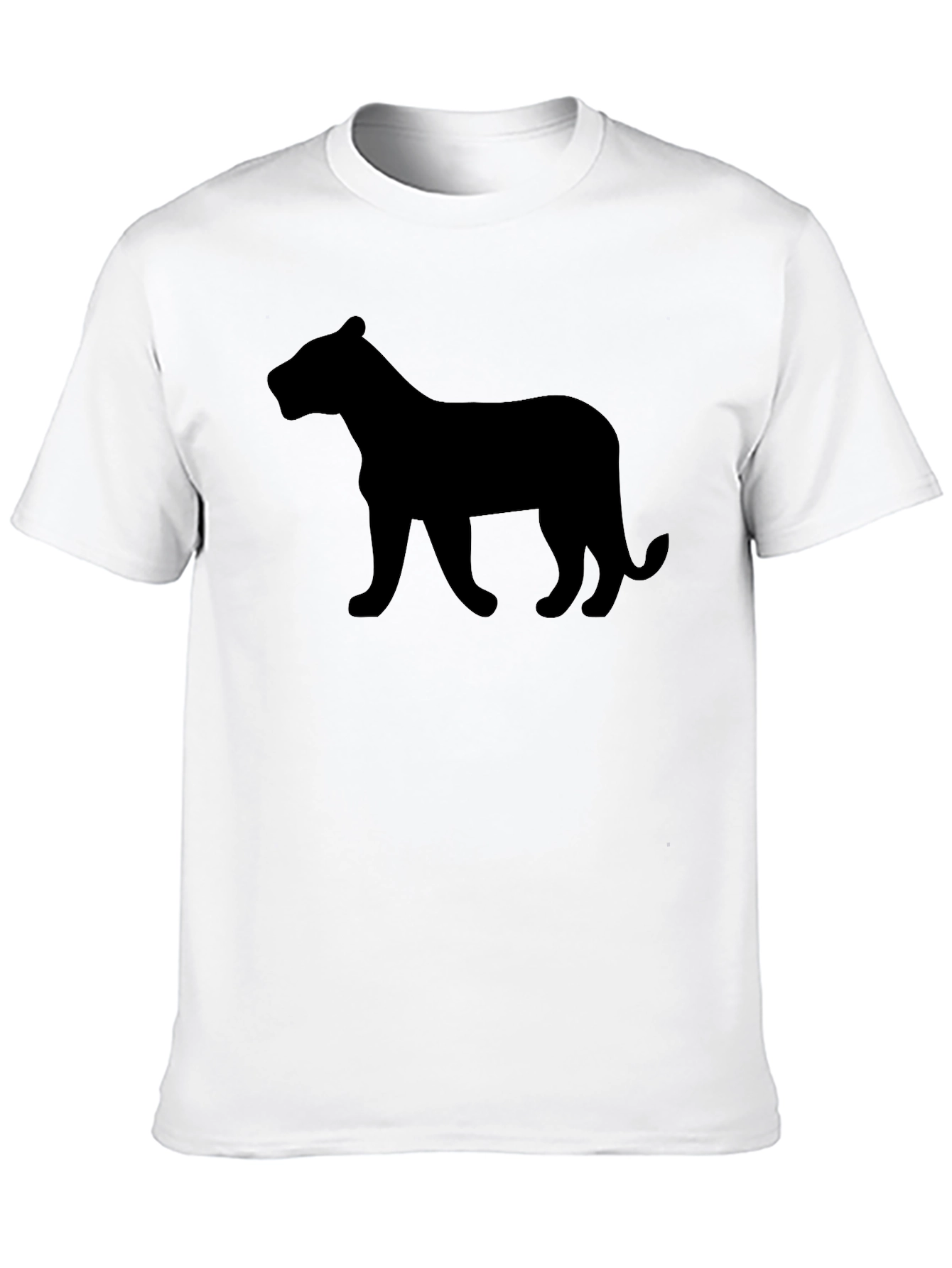 Black Panther Silhouette Tee - Stylish Mens Shirt