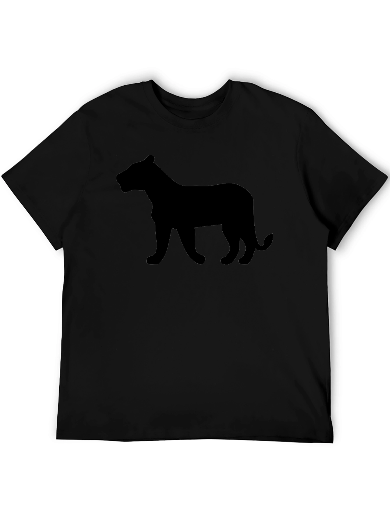 Black Panther Silhouette Tee - Stylish Mens Shirt