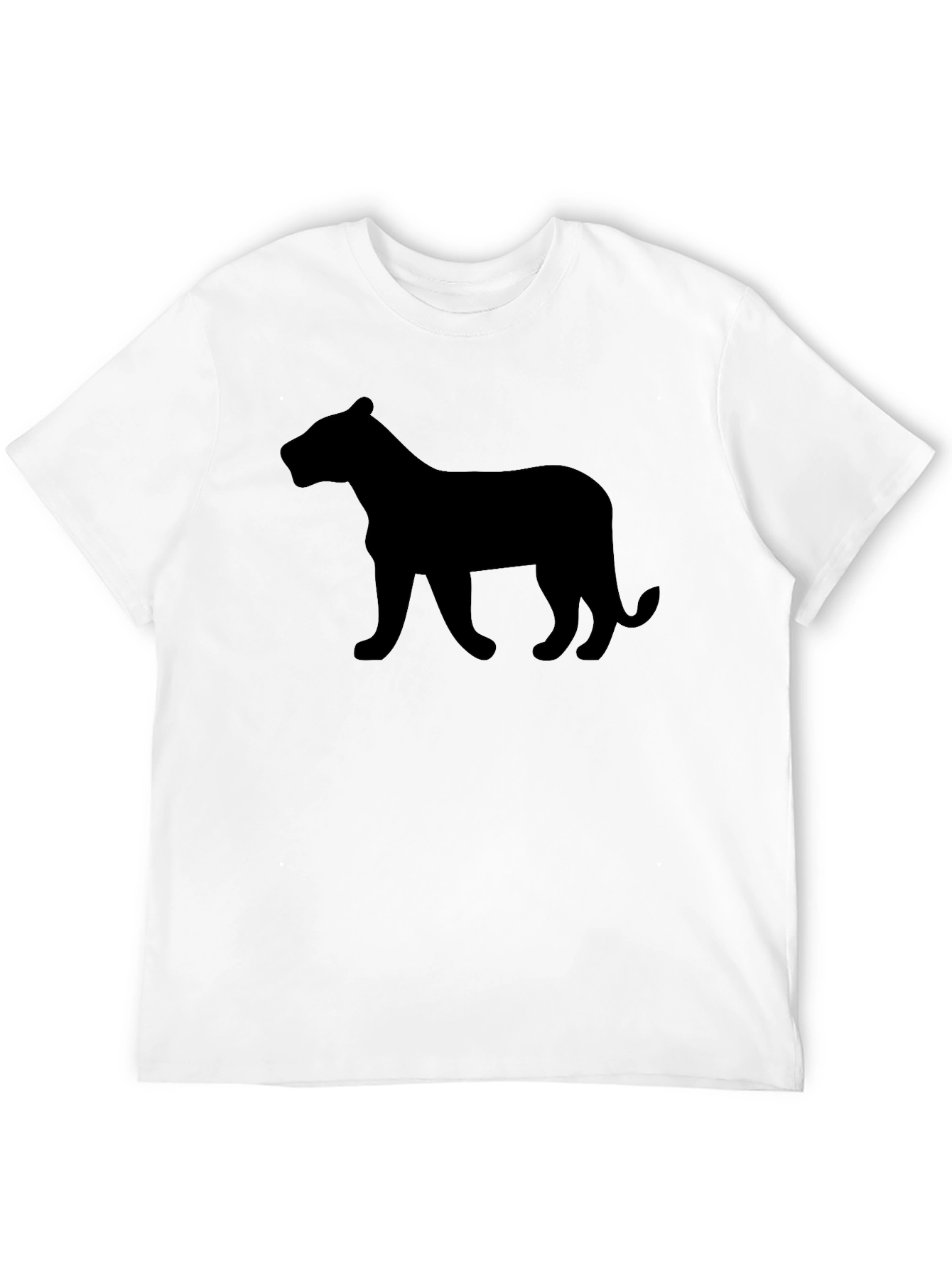 Black Panther Silhouette Tee - Stylish Mens Shirt