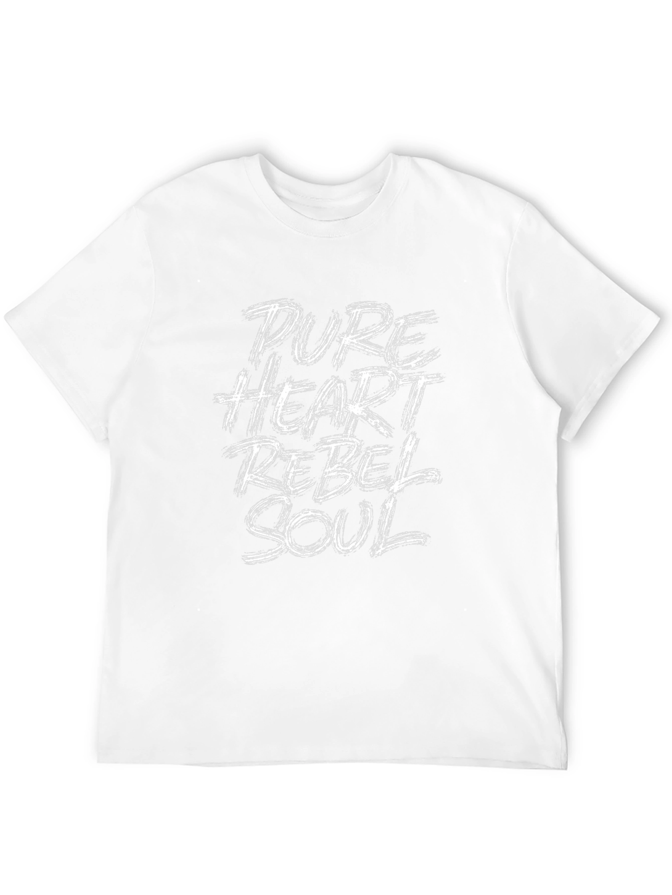 Pure Heart Rebel Soul Black Graphic Tee