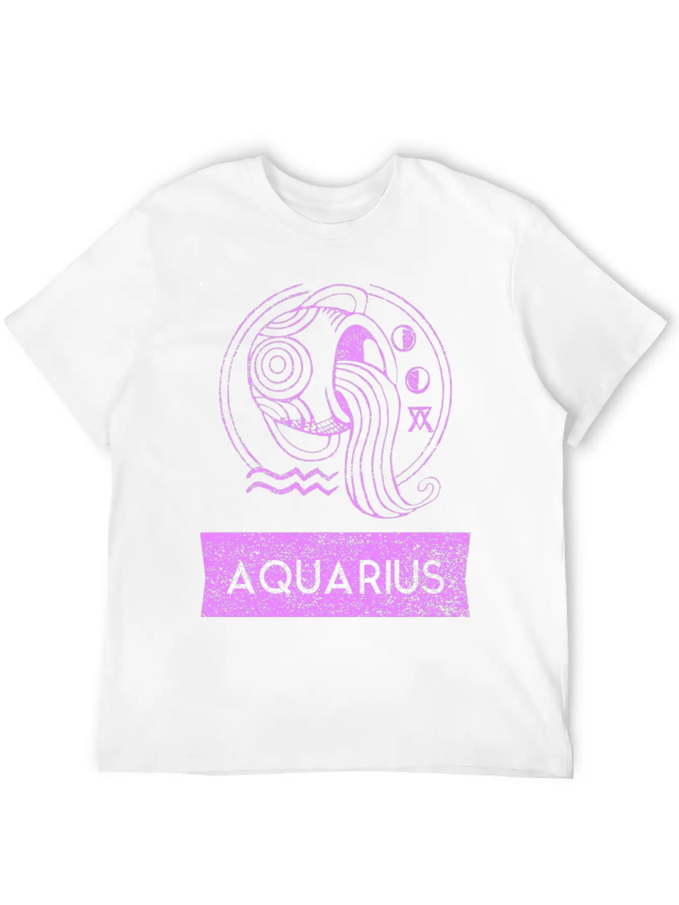 Zodiac Sign Astrology Horoscope Shirt Aquarius Lightweight Cotton T-Shirt – Daily Comfort Graphic Shirt