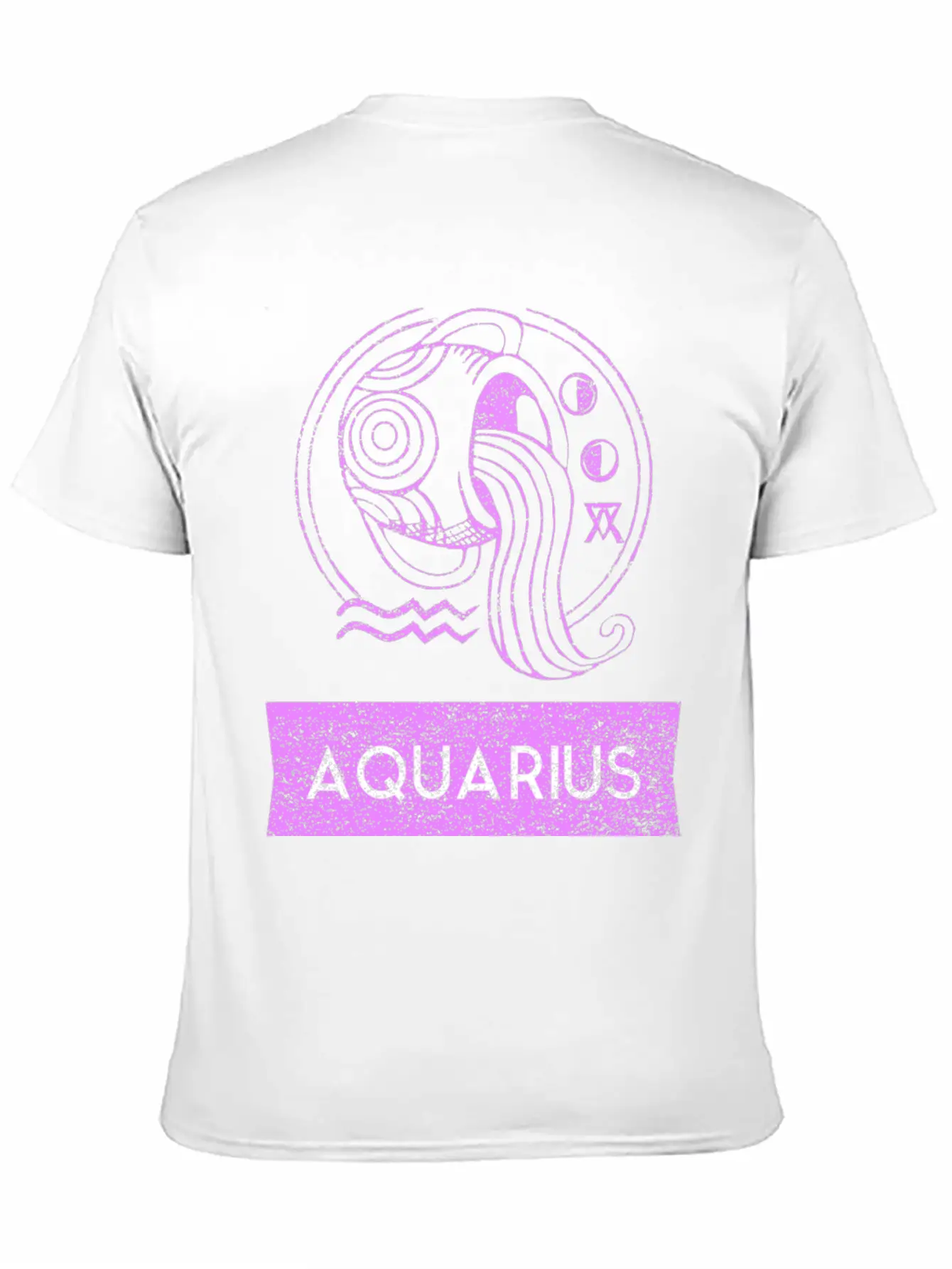 Zodiac Sign Astrology Horoscope Shirt Aquarius Lightweight Cotton T-Shirt – Daily Comfort Graphic Shirt