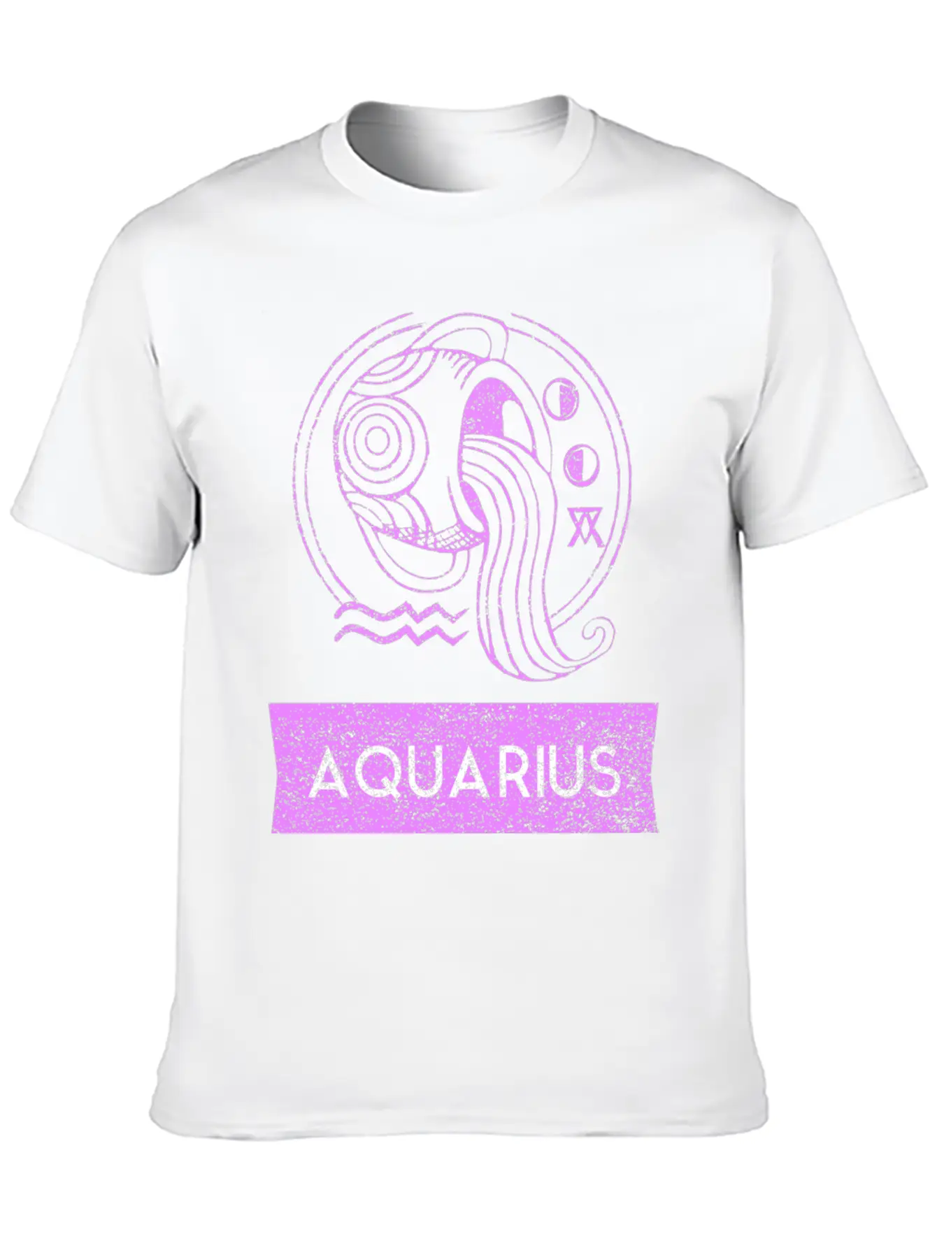 Zodiac Sign Astrology Horoscope Shirt Aquarius Lightweight Cotton T-Shirt – Daily Comfort Graphic Shirt