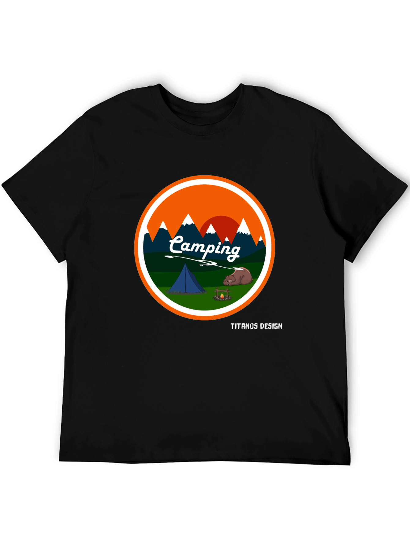 Camping Graphic T-Shirt Adventure Tee
