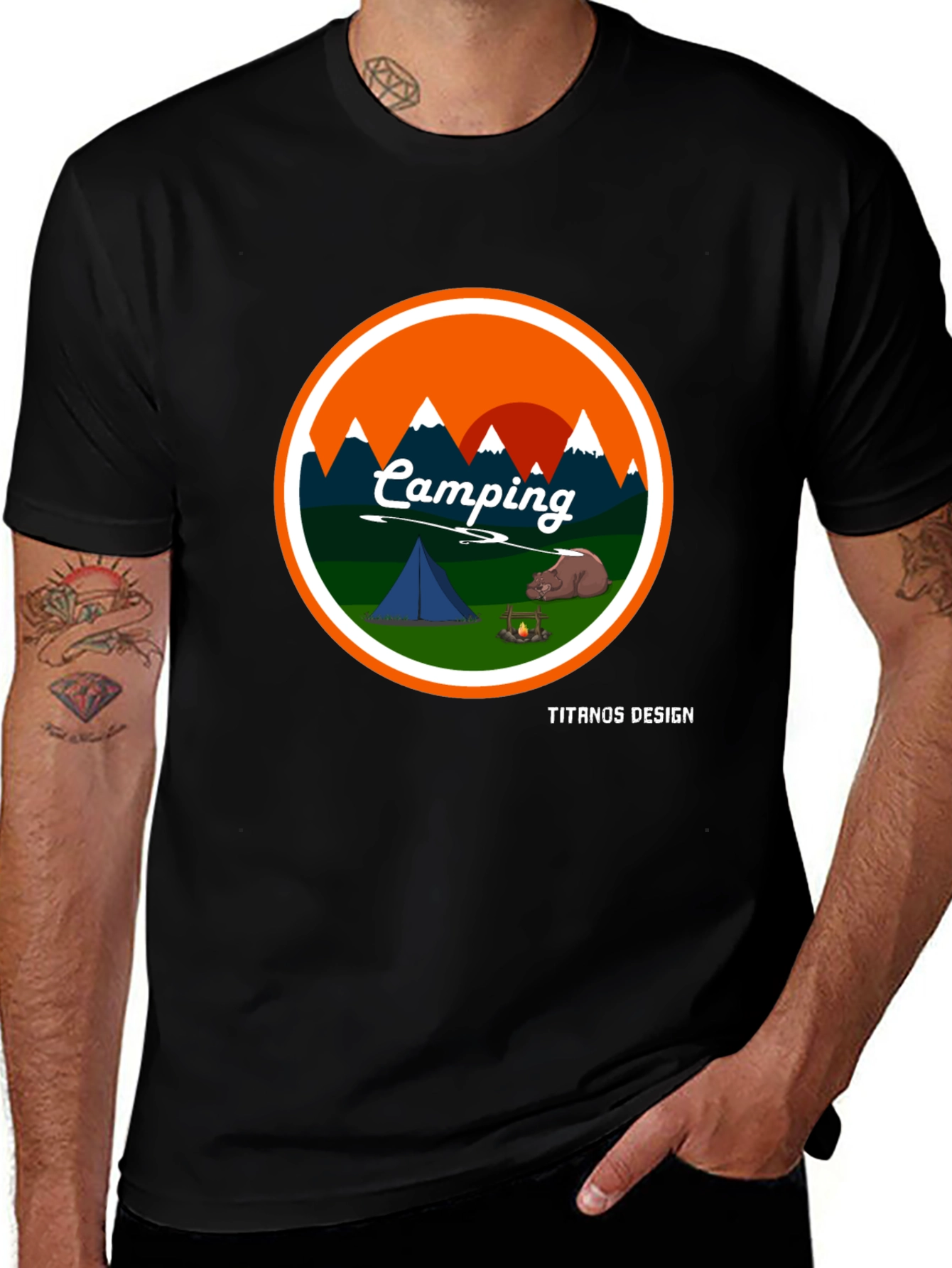 Camping Graphic T-Shirt Adventure Tee