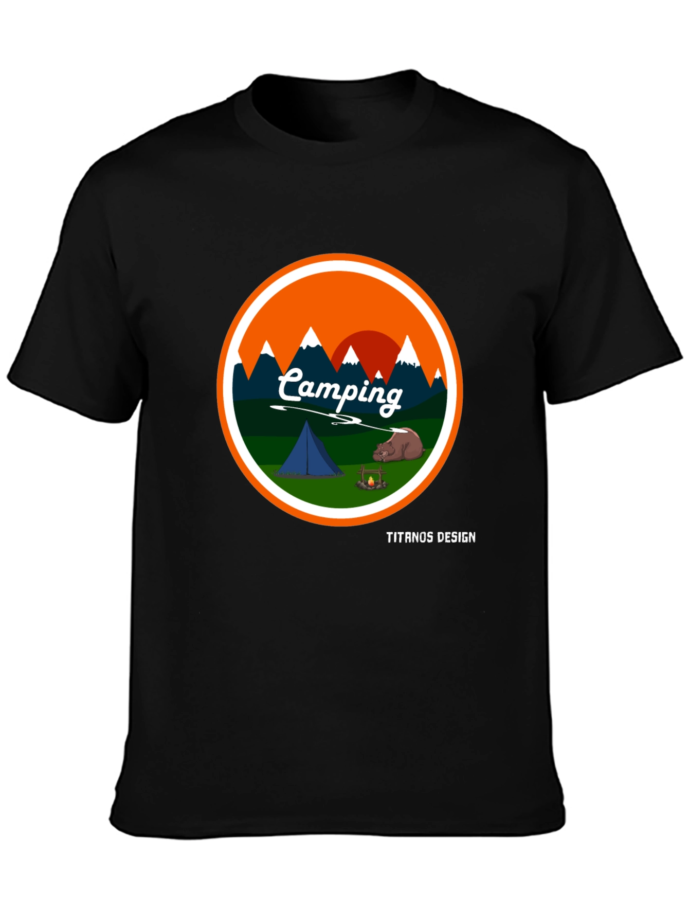 Camping Graphic T-Shirt Adventure Tee