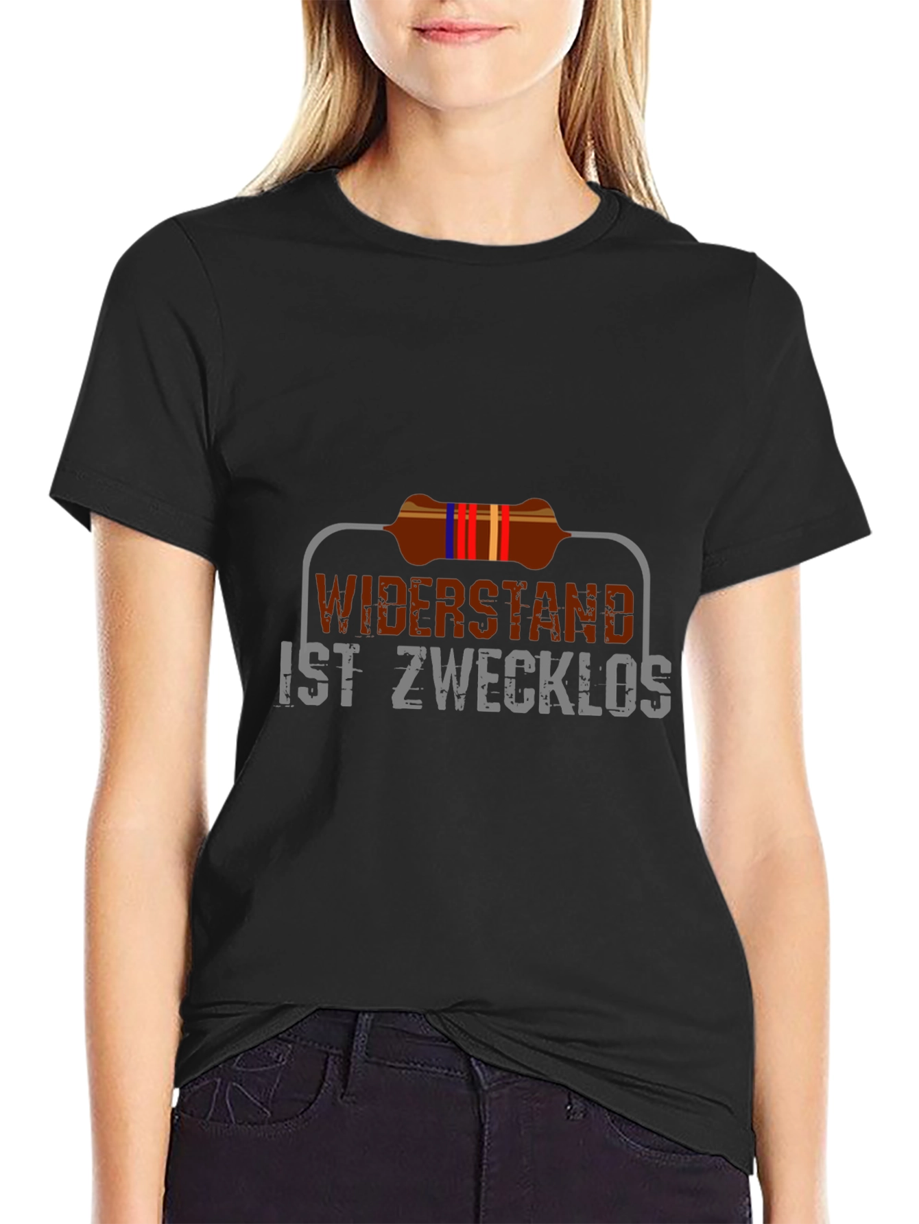 Widerstand Ist Zwecklos T-Shirt - Funny Resistance