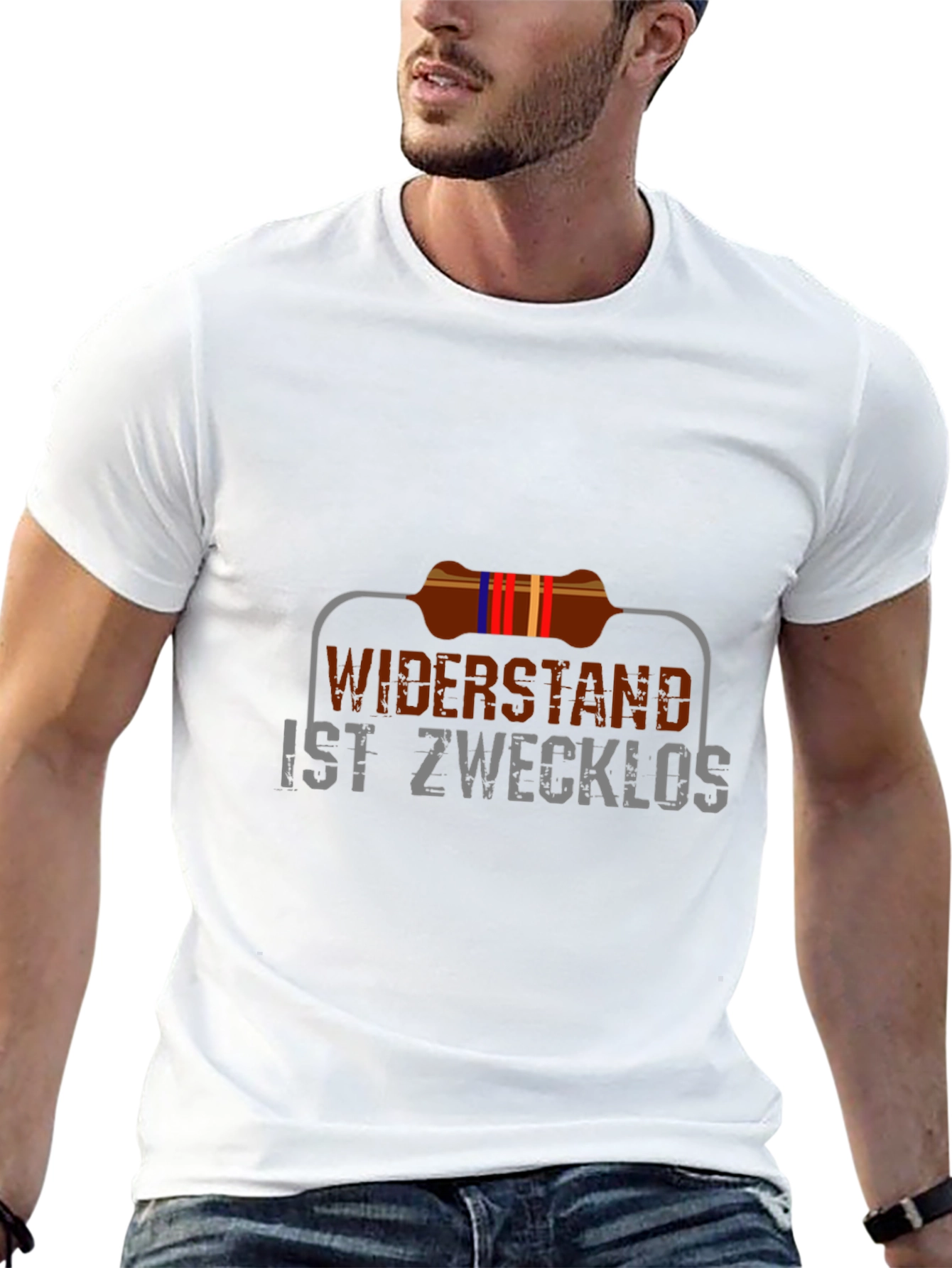 Widerstand Ist Zwecklos T-Shirt - Funny Resistance