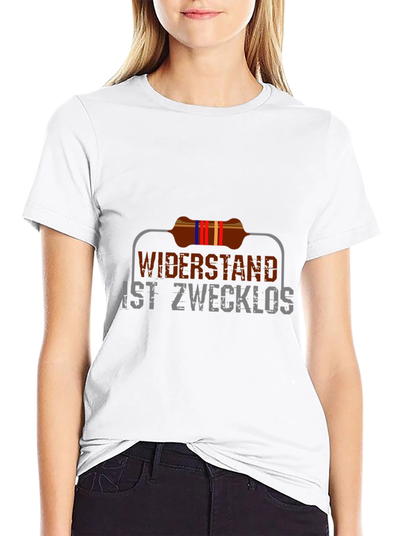 Widerstand Ist Zwecklos T-Shirt - Funny Resistance