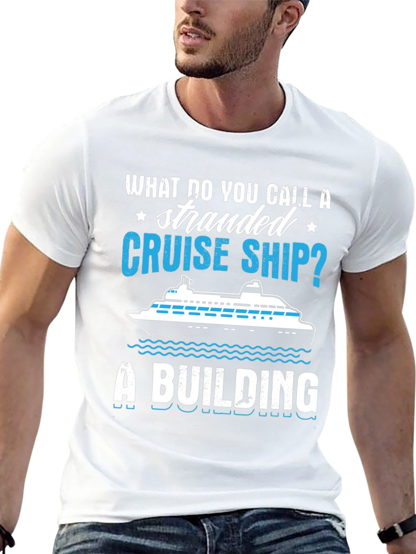 Stranded Cruise Ship Joke T-Shirt