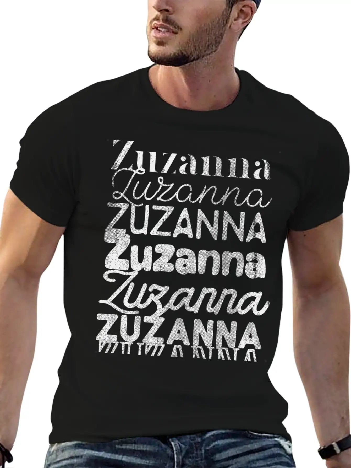 Zuzanna Lightweight Cotton T-Shirt – Daily Comfort Graphic Shirt