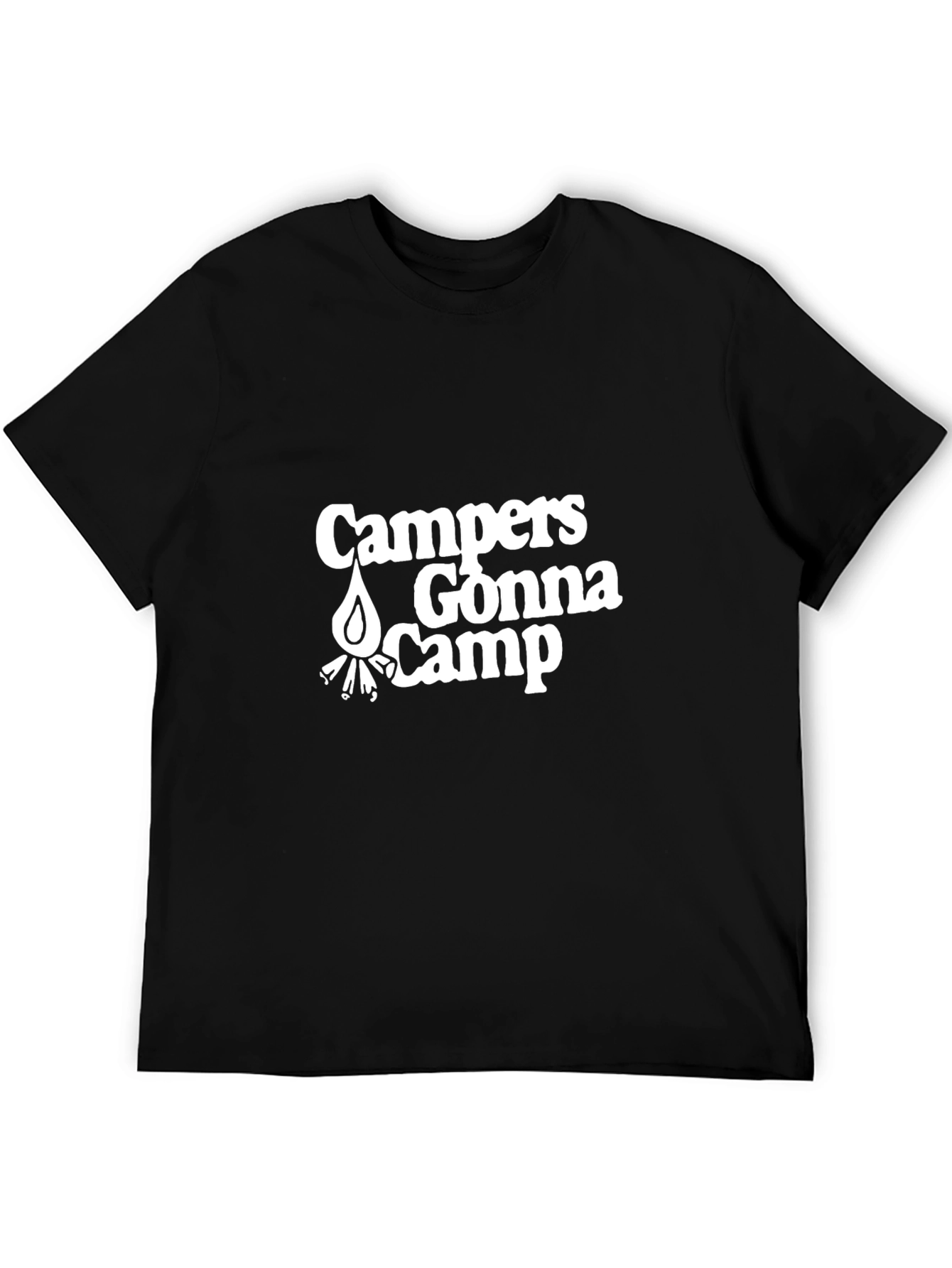Campers Gonna Camp Black T-Shirt