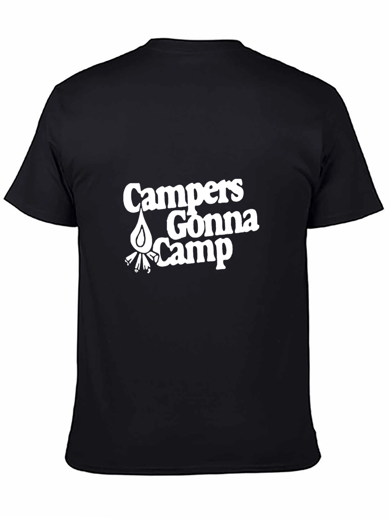 Campers Gonna Camp Black T-Shirt