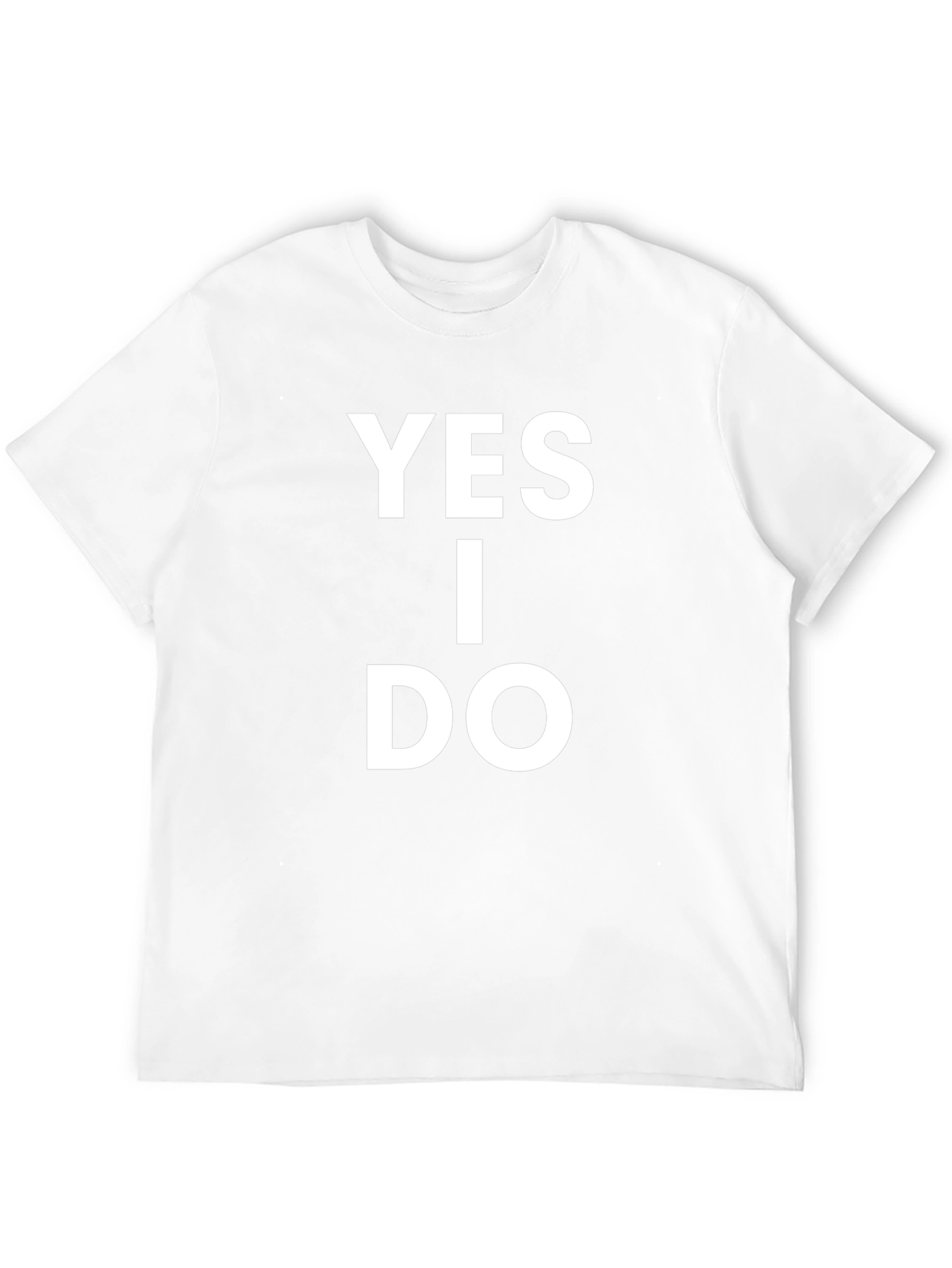 Yes I Do T-Shirt - Classic Black Cotton Tee