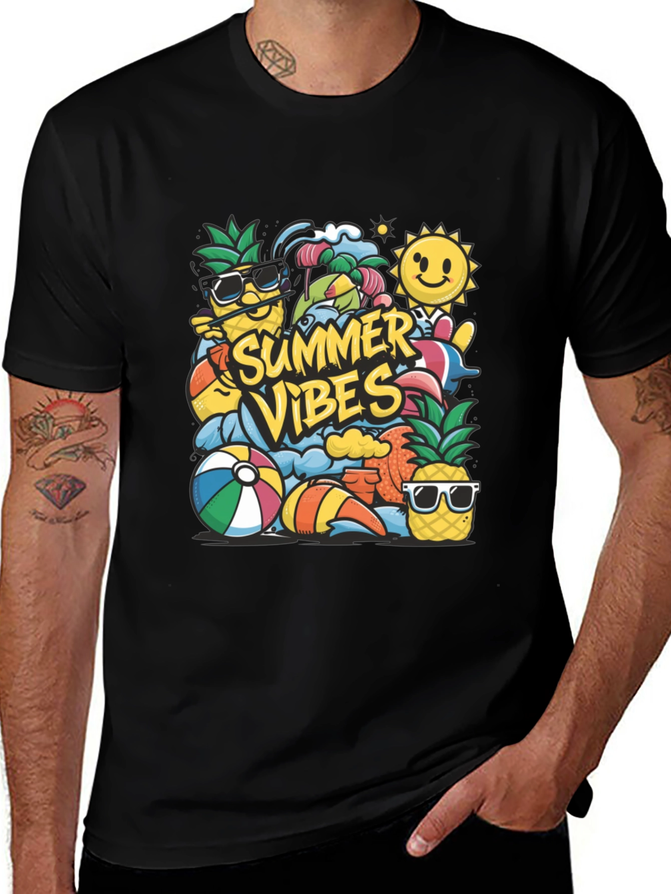 Summer Vibes Graphic T-Shirt