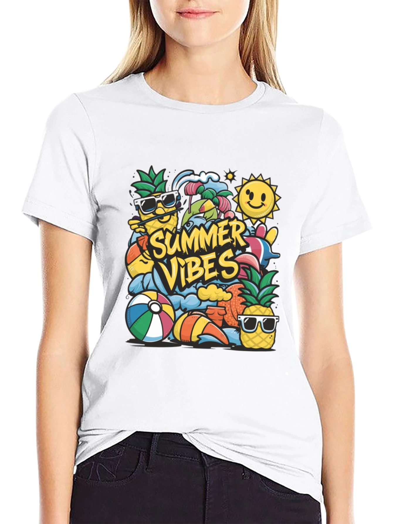Summer Vibes Graphic T-Shirt