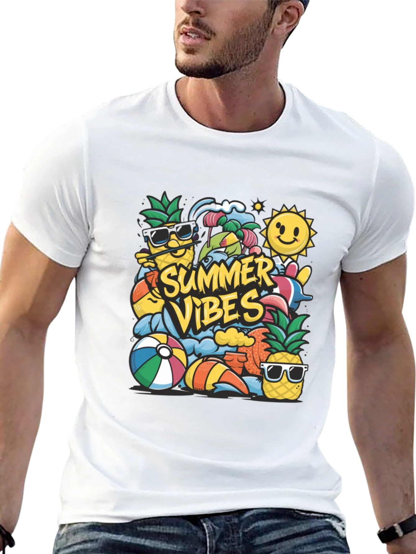 Summer Vibes Graphic T-Shirt