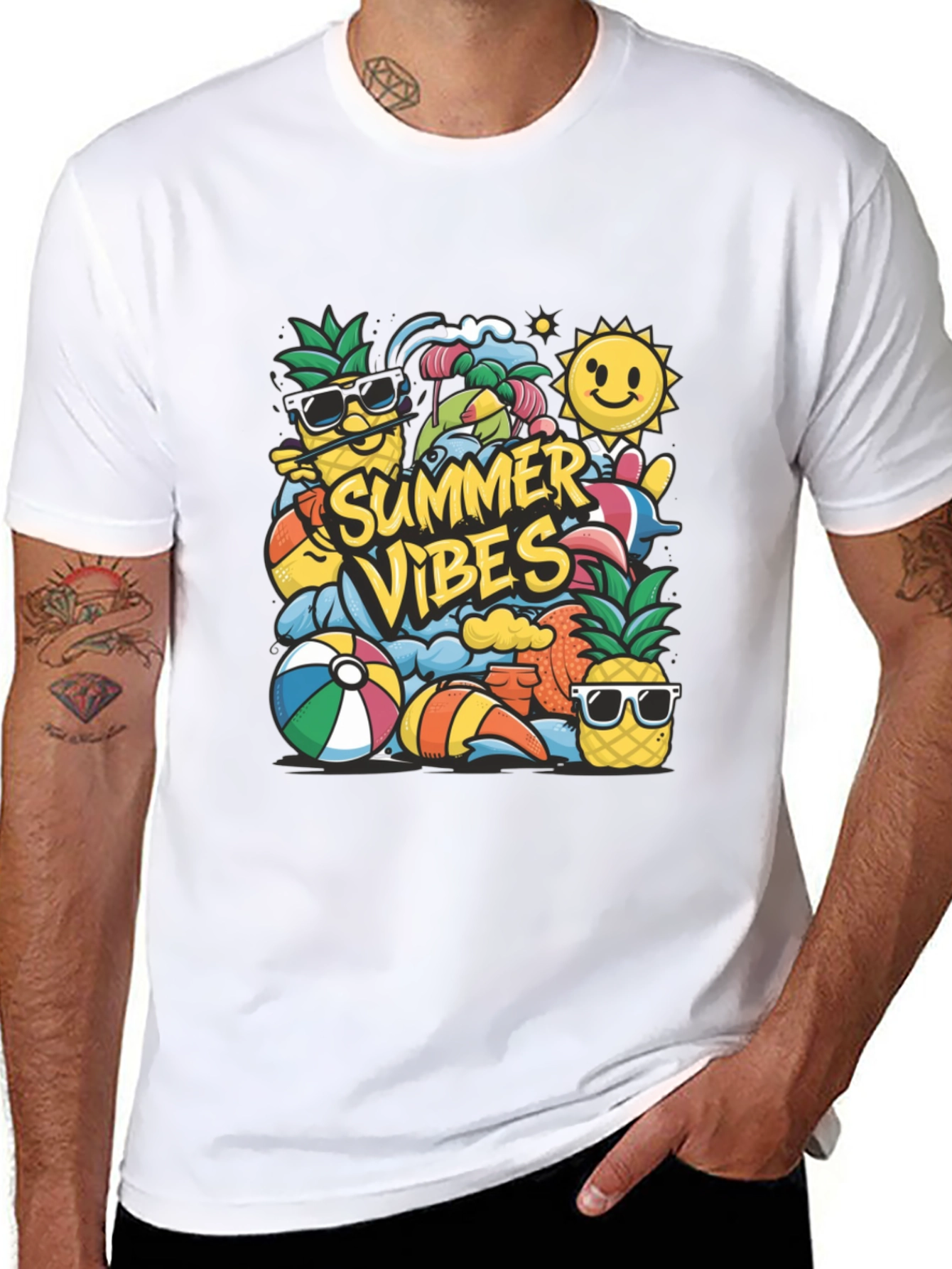 Summer Vibes Graphic T-Shirt