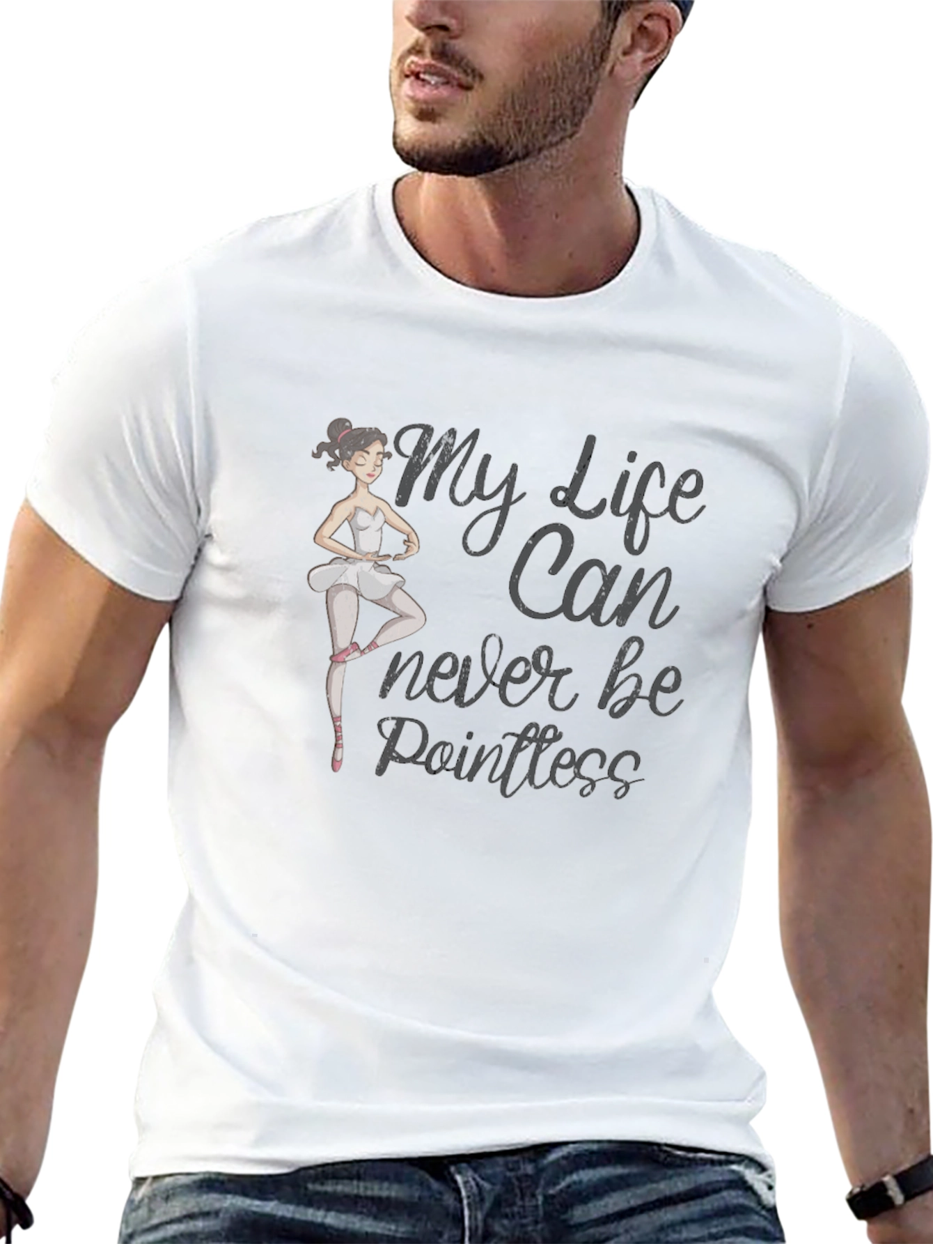 Ballet Ballerina T-Shirt - Pointless Life Graphic Tee